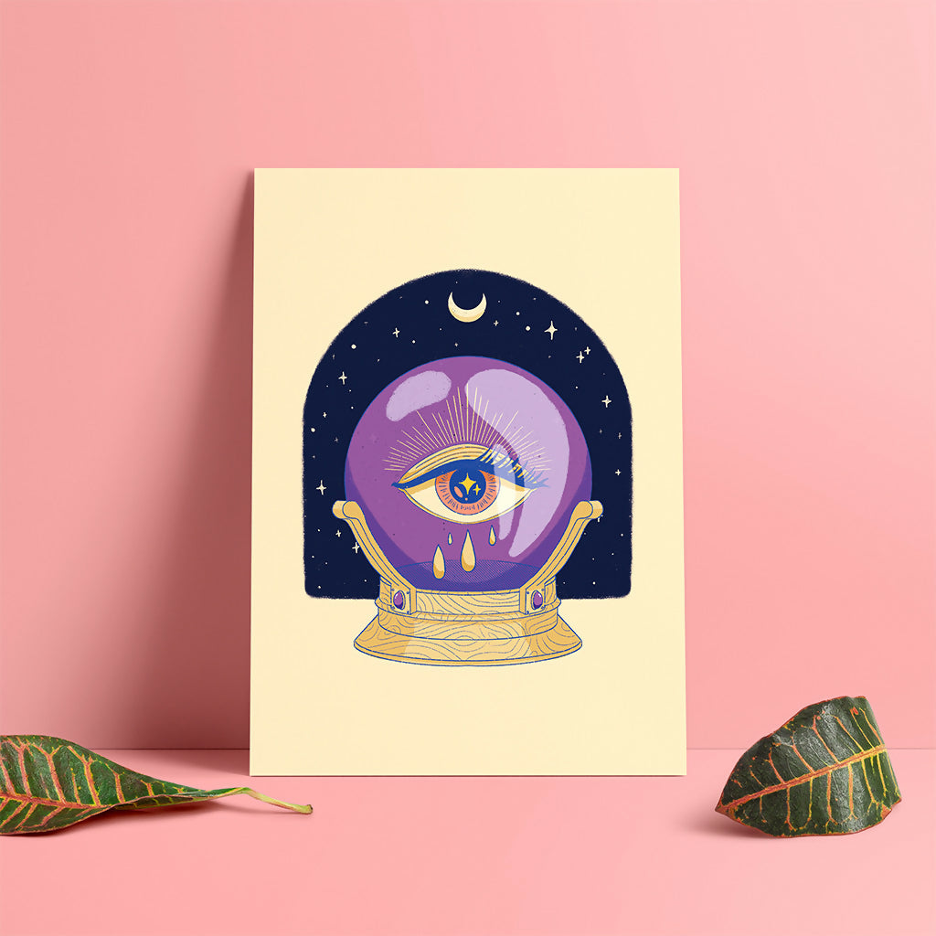 Mini print Eye - Série Sorcières
