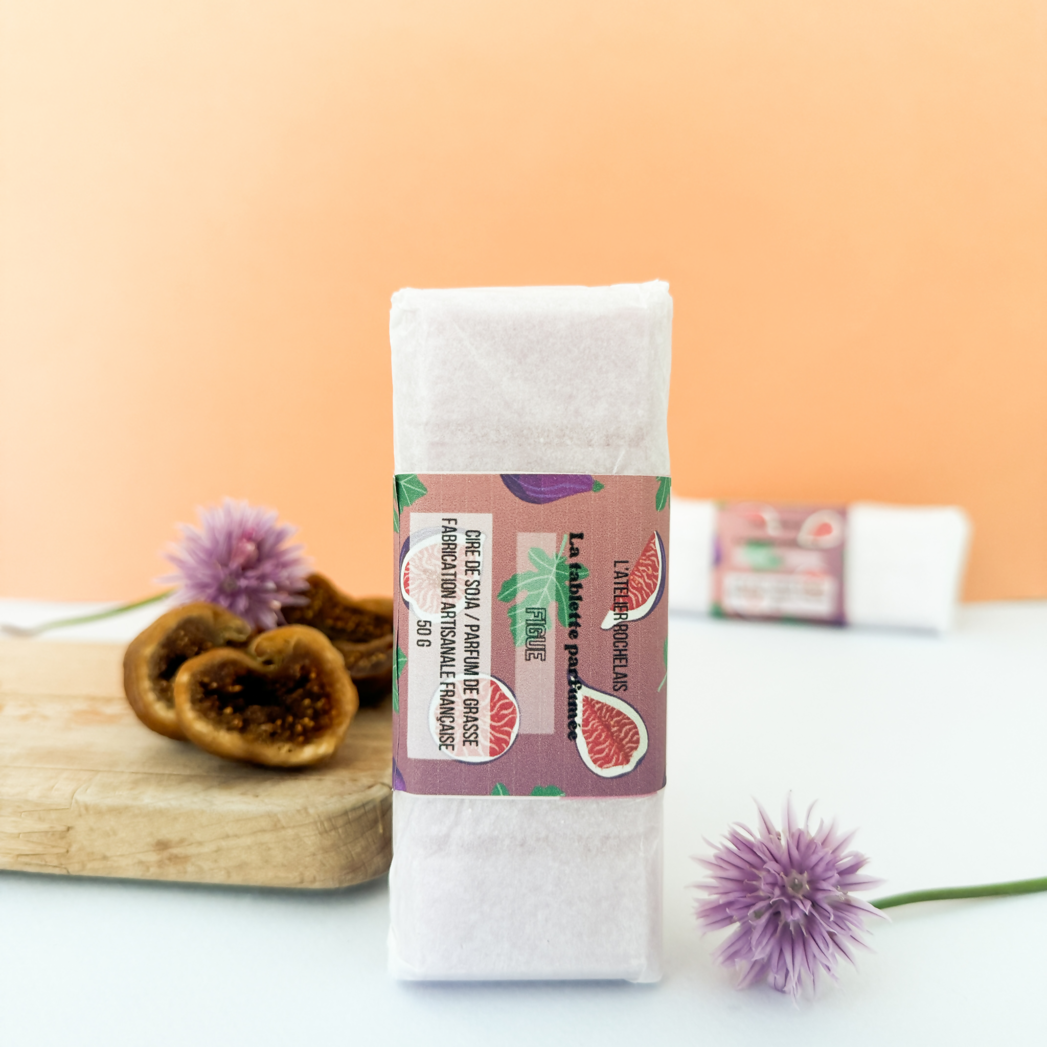 Tablettes parfumées artisanales – Cire de soja végétale – Parfums de Grasse – Diffusion longue – 50g
