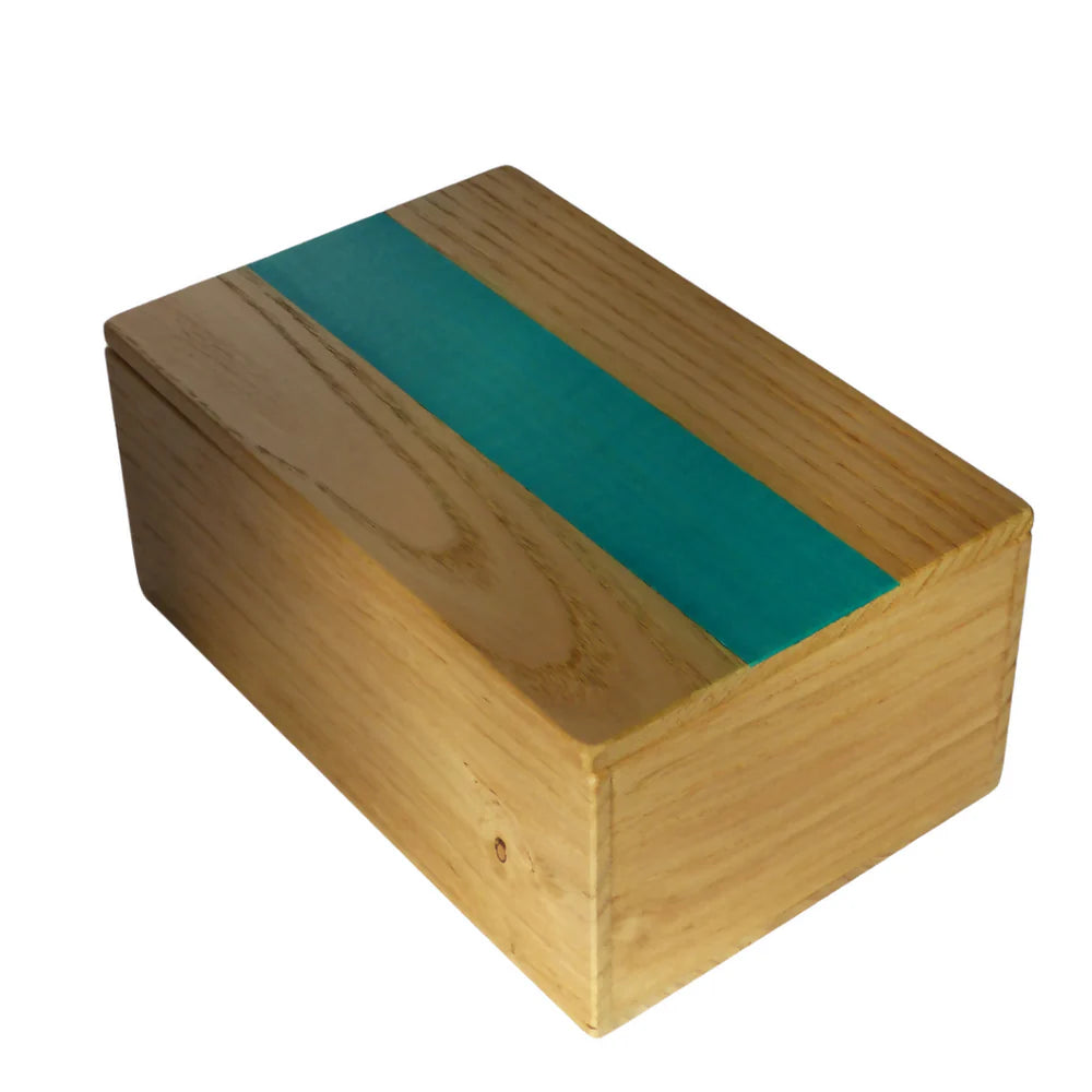 Boite en bois massif incrusté - Estival
