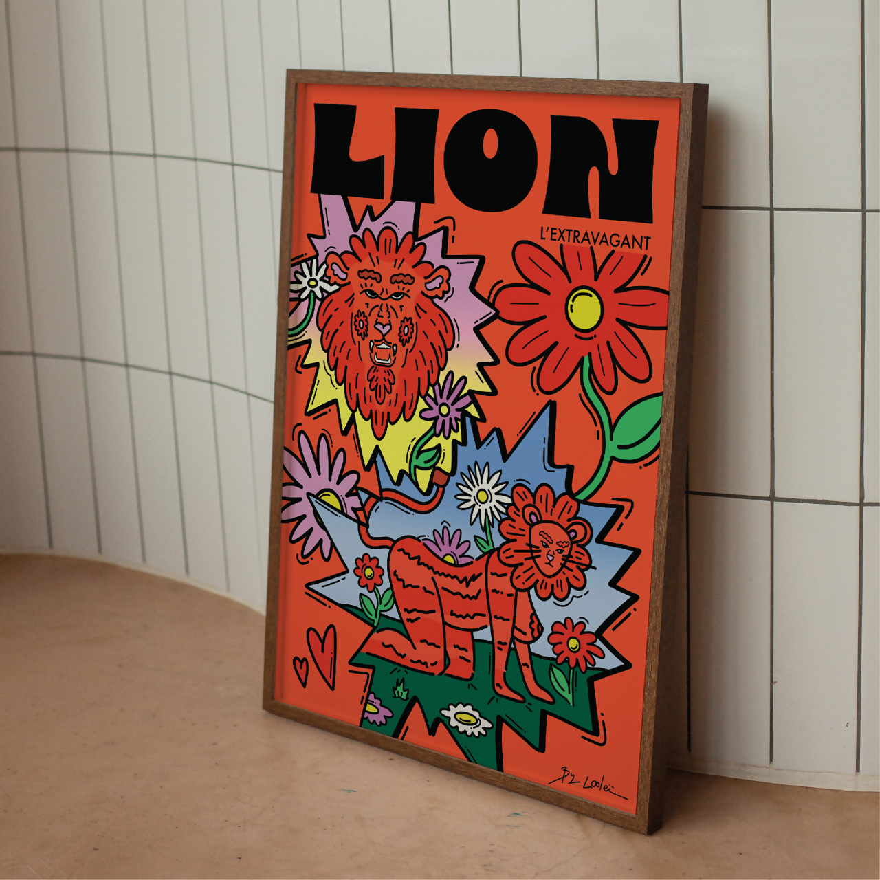 Illustration Lion