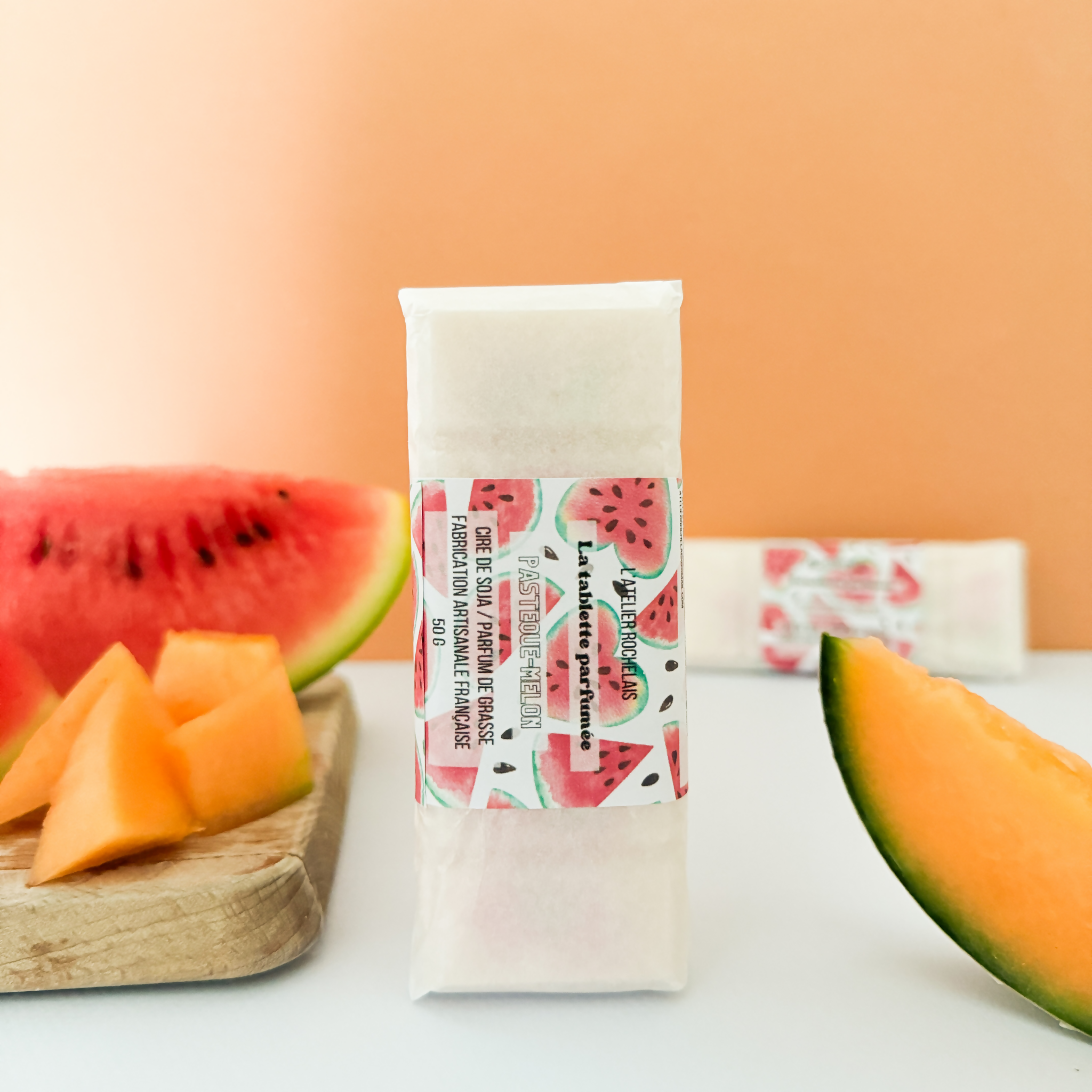 Tablettes parfumées artisanales – Cire de soja végétale – Parfums de Grasse – Diffusion longue – 50g