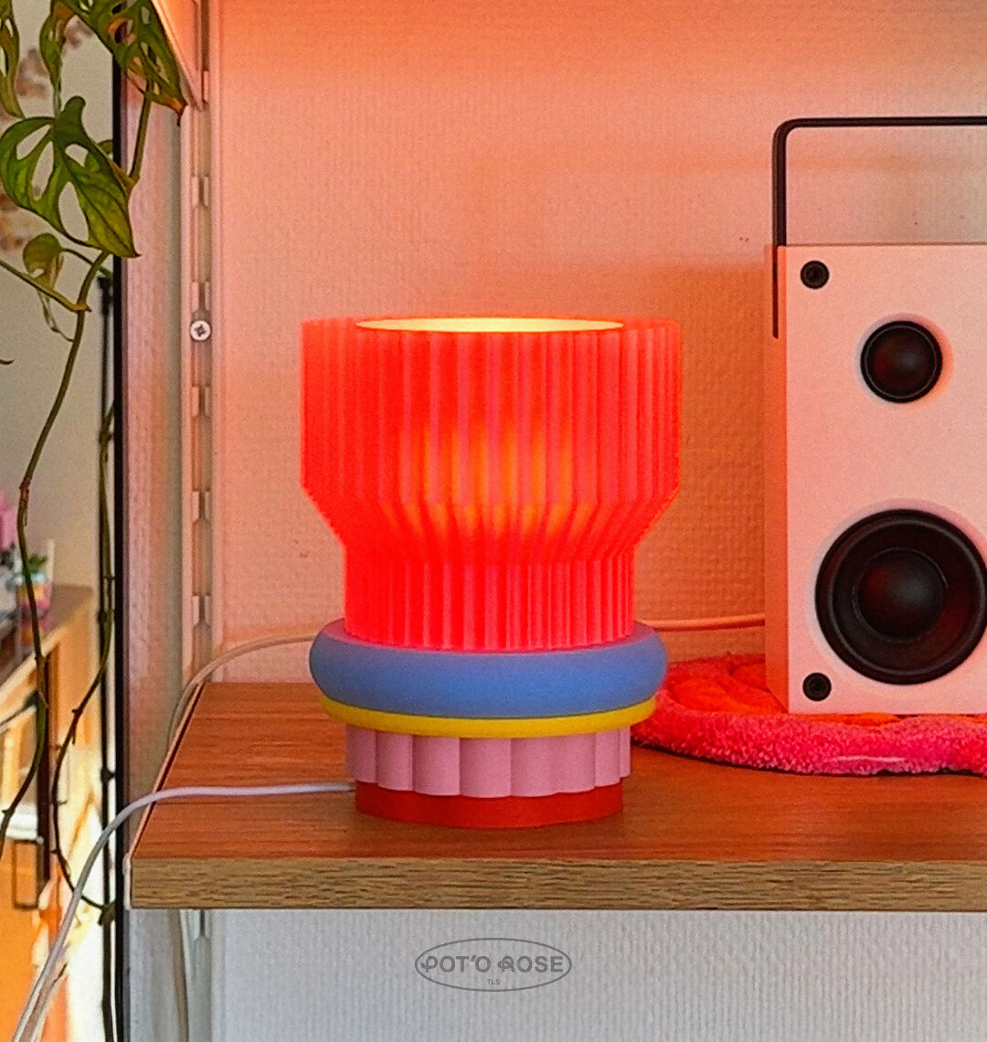 Lampe d'ambiance - Martine Rouge