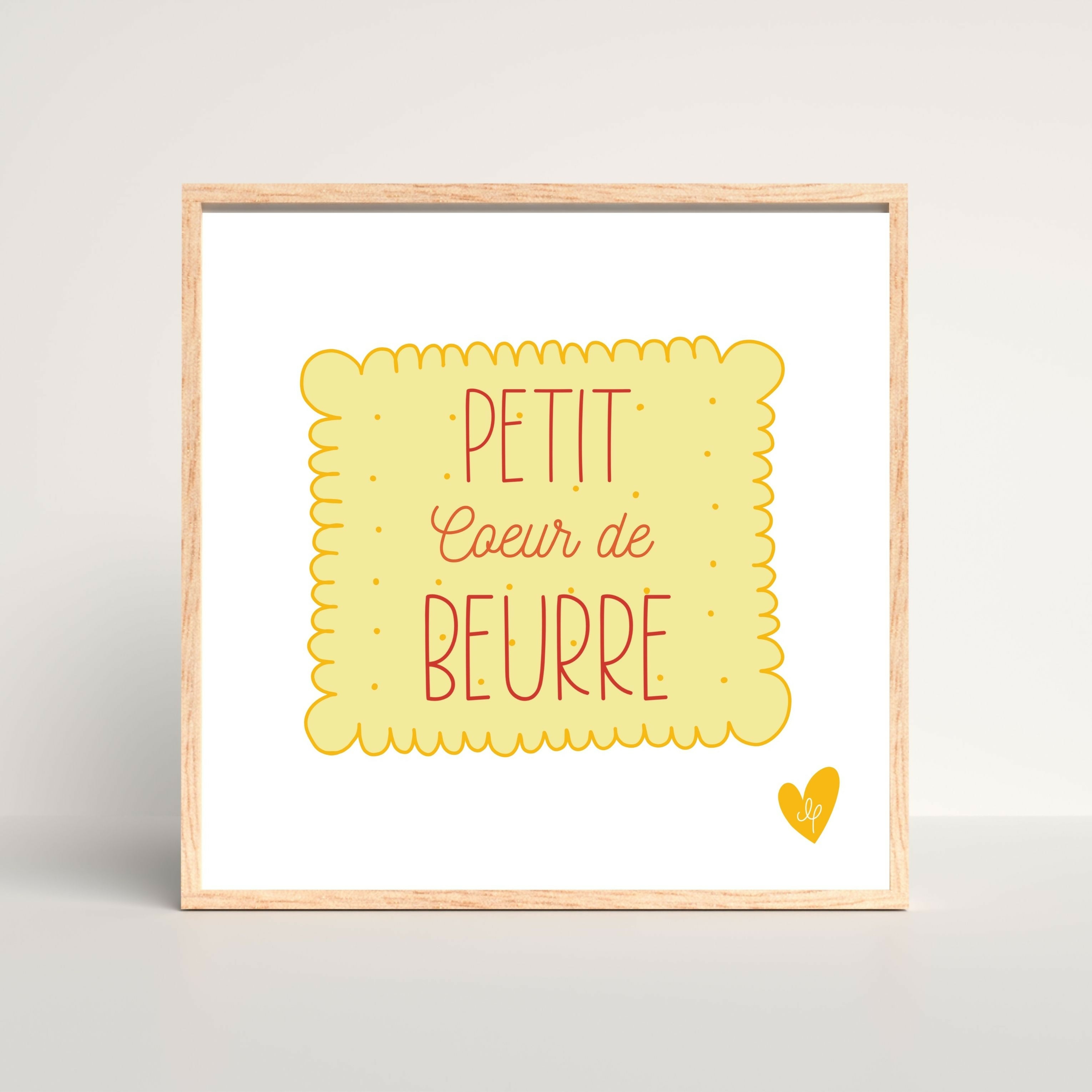 Affiche PETIT COEUR DE BEURRE