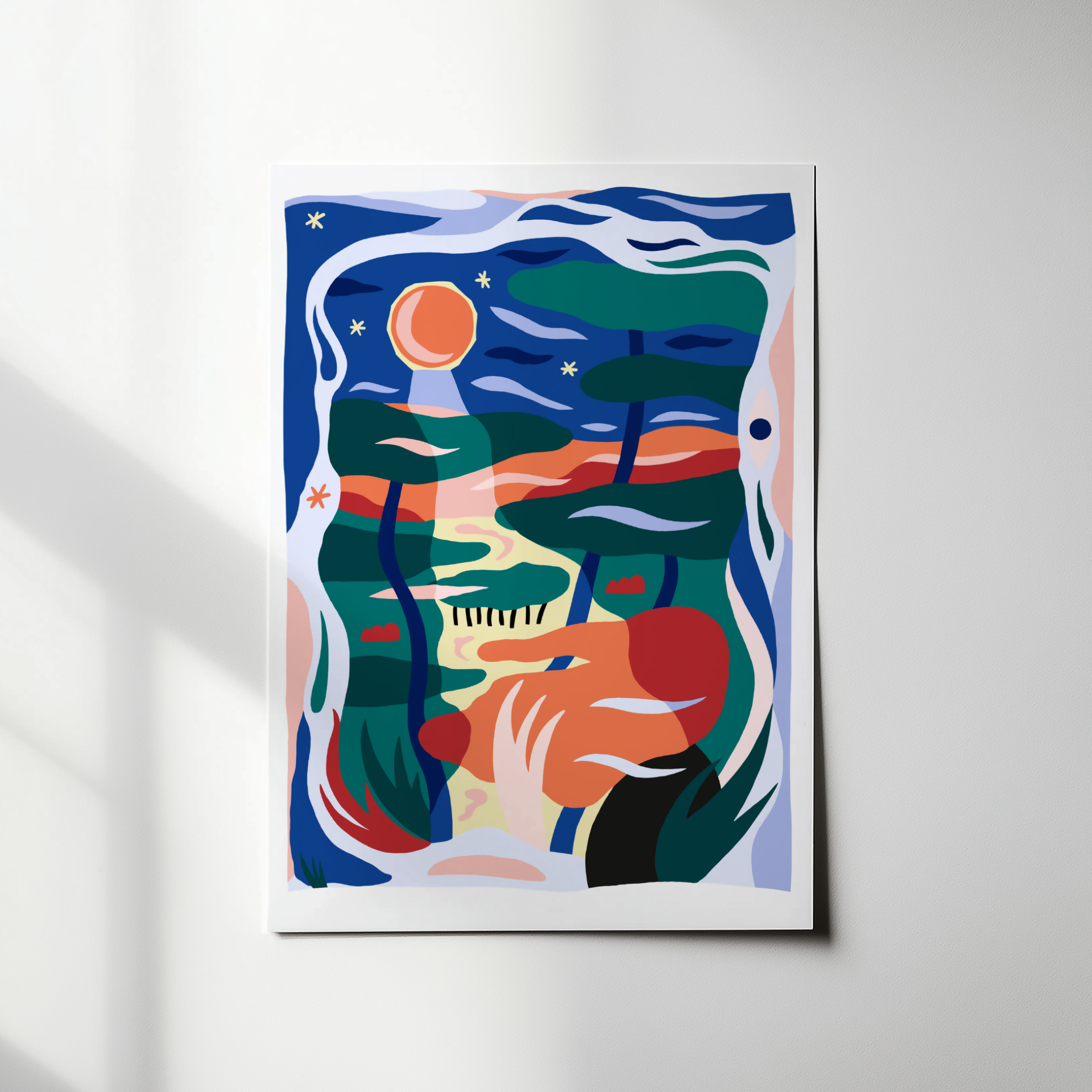 Illustration " SONGE BOISE"