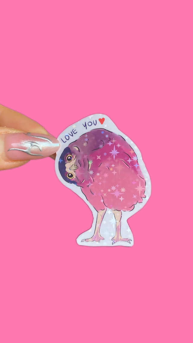 Sticker hibou Love You
