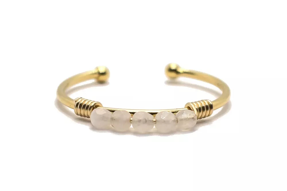 Bague plaqué or Daman