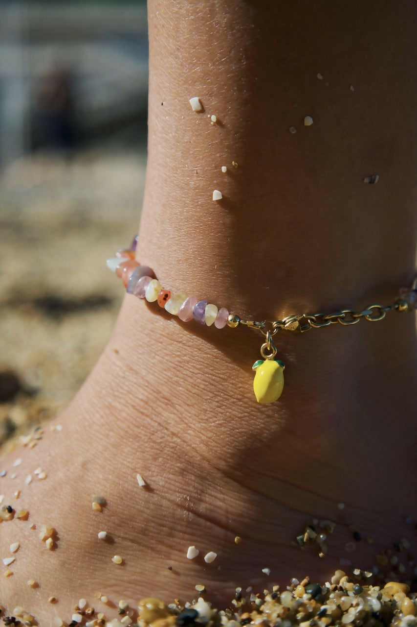 Bracelet de cheville Pastel