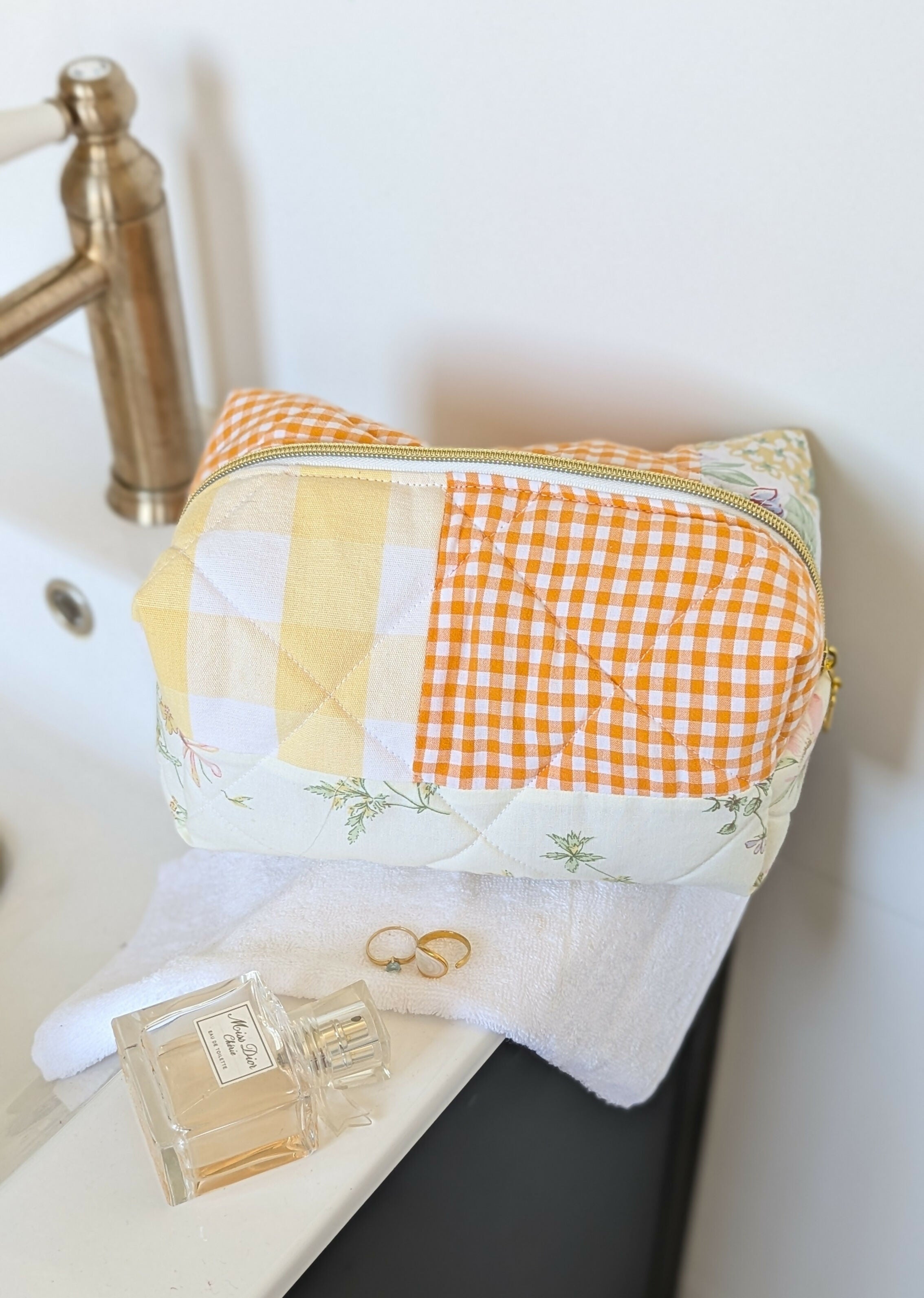 Trousse patchwork ORANGE