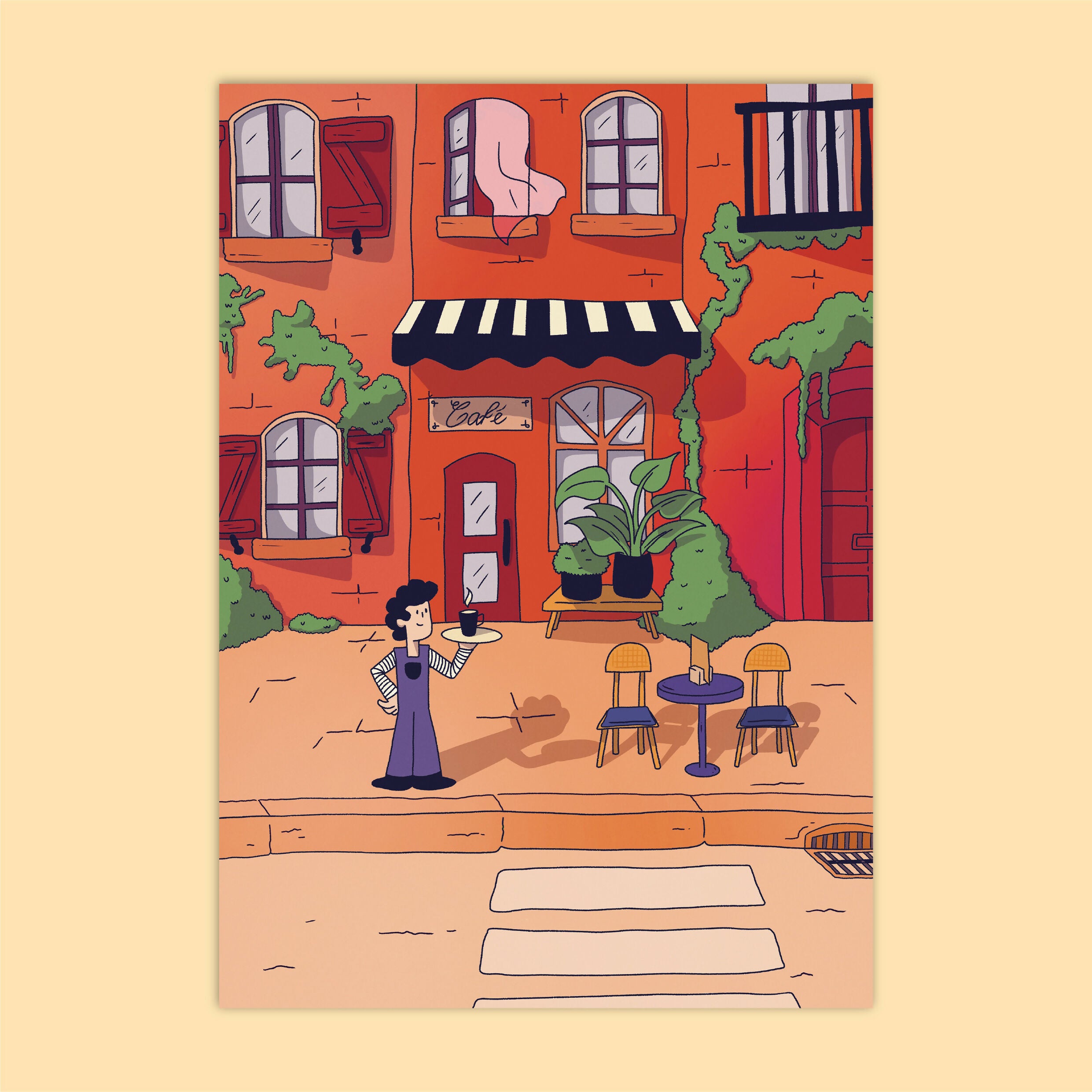 Heure dorée ☀️ - Affiche 30X40