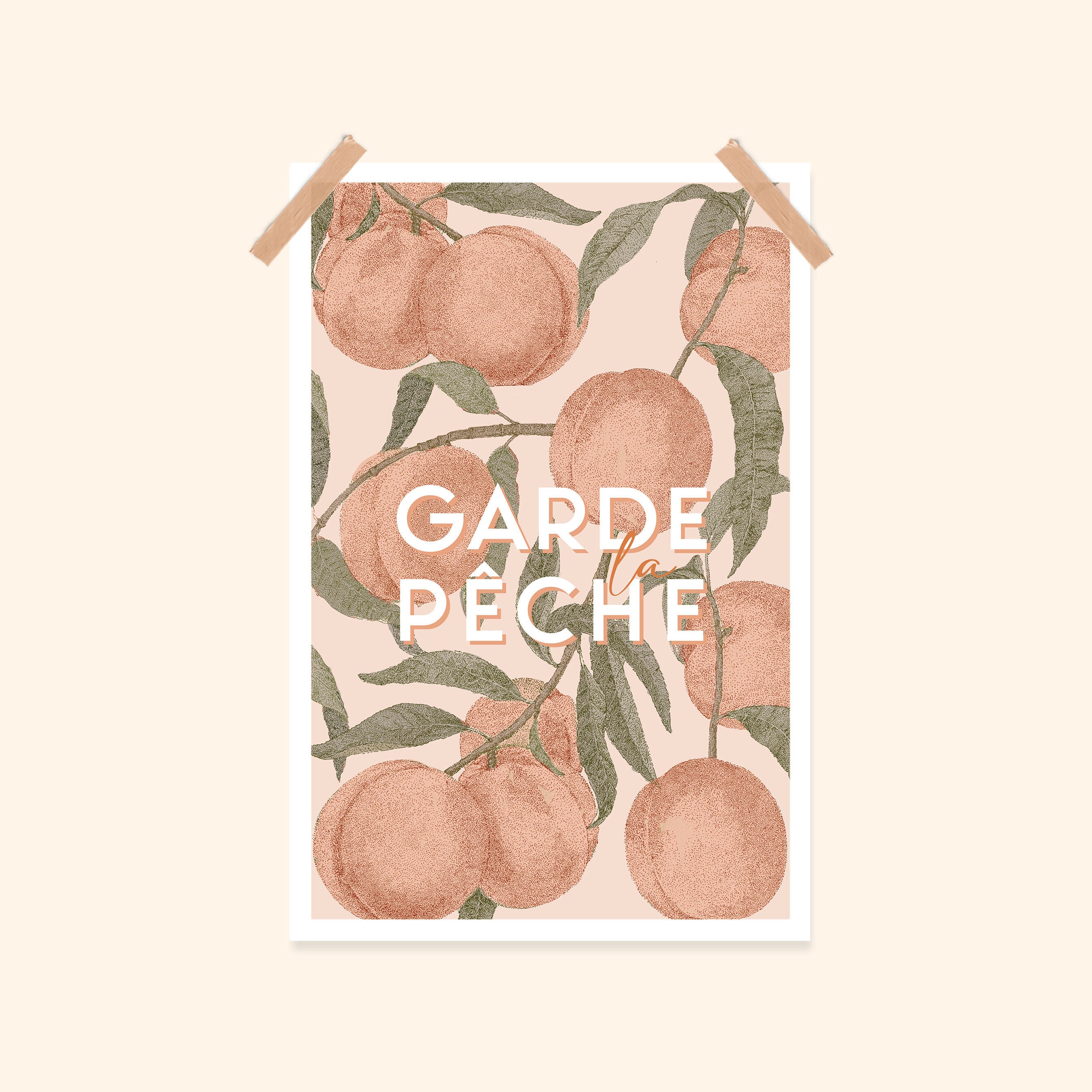 Affiche 20x30 Garde la Pêche