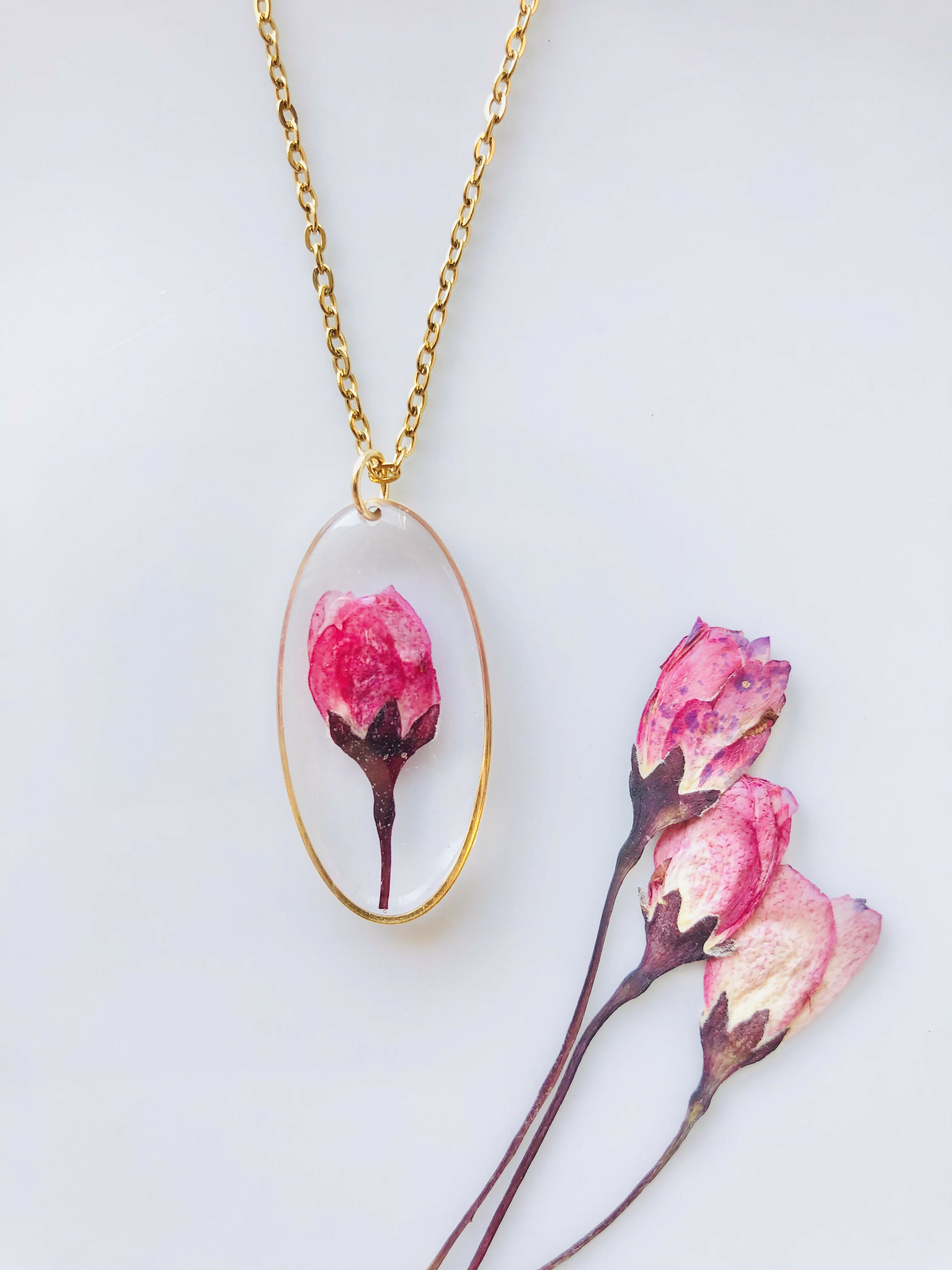 Collier fleur de cerisier