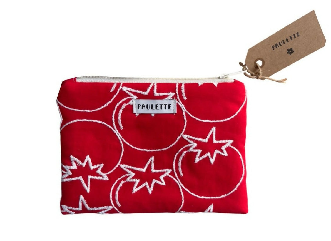 Petite pochette - motifs tomates