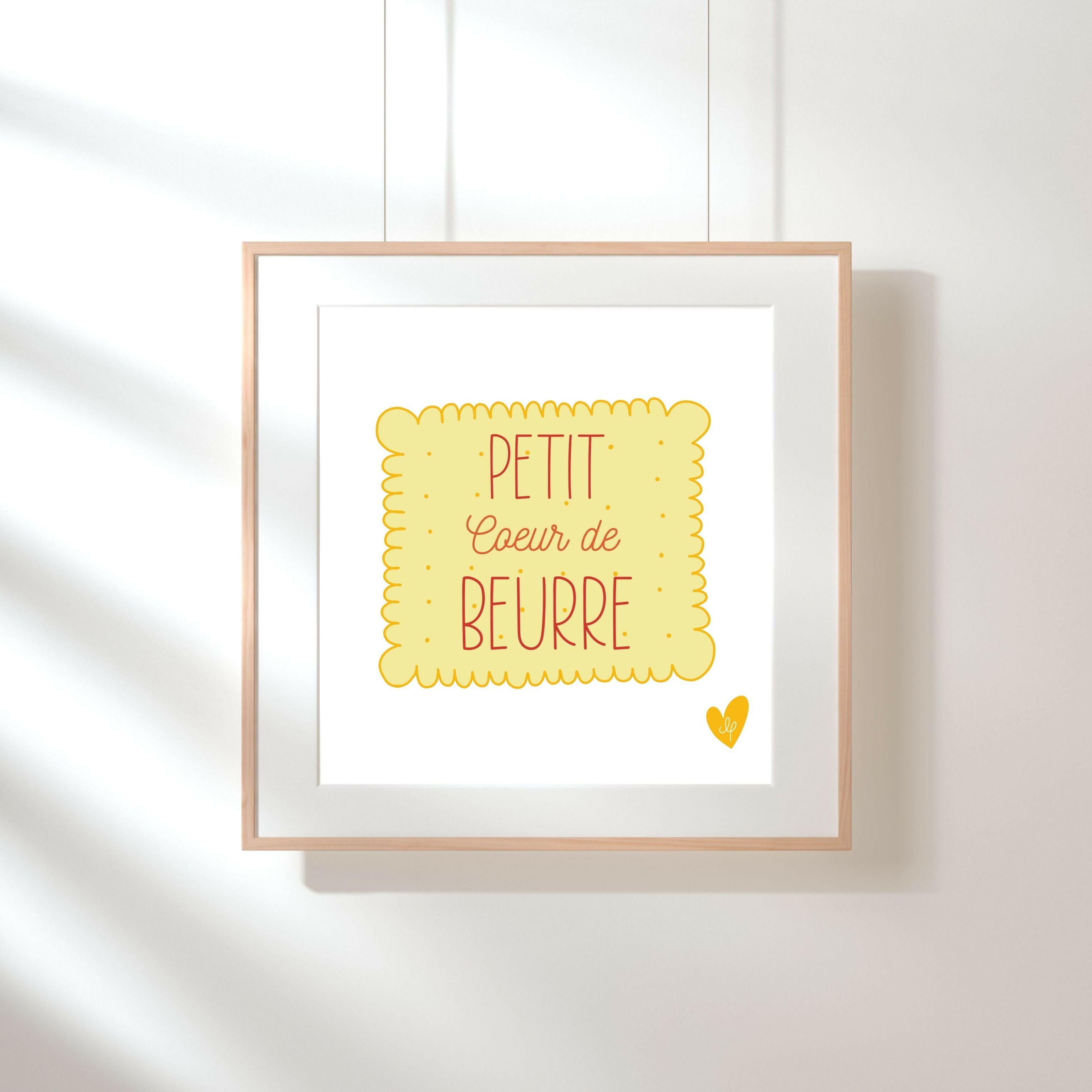 Affiche PETIT COEUR DE BEURRE