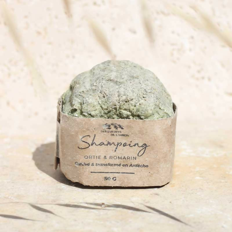 Shampoing solide à l'ortie