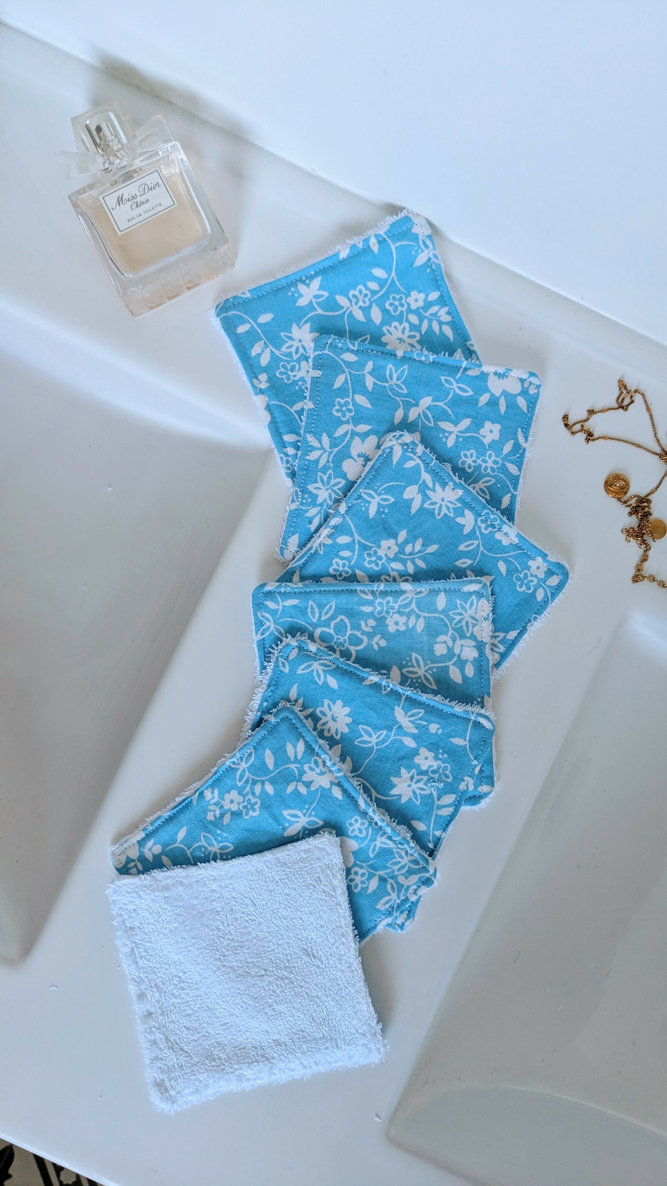 Lot de 7 lingettes lavables AZUL