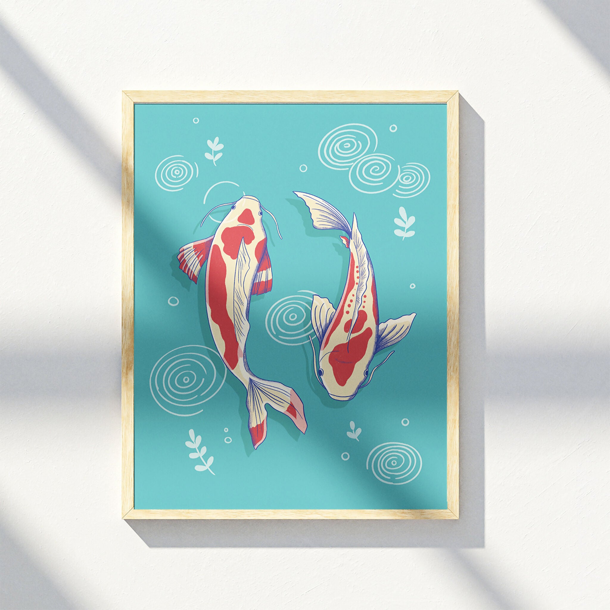 Affiche Koi - Série Japan Nostalgia