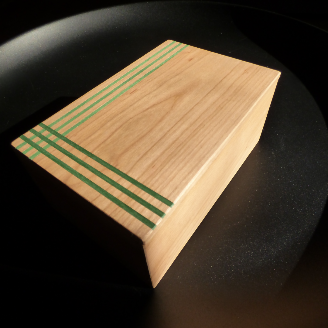Collection incrustée - filet vert 3