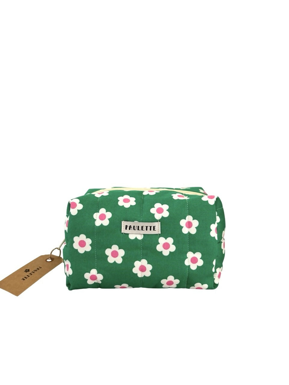 Trousse de toilette à motifs fleuris - pièce unique
