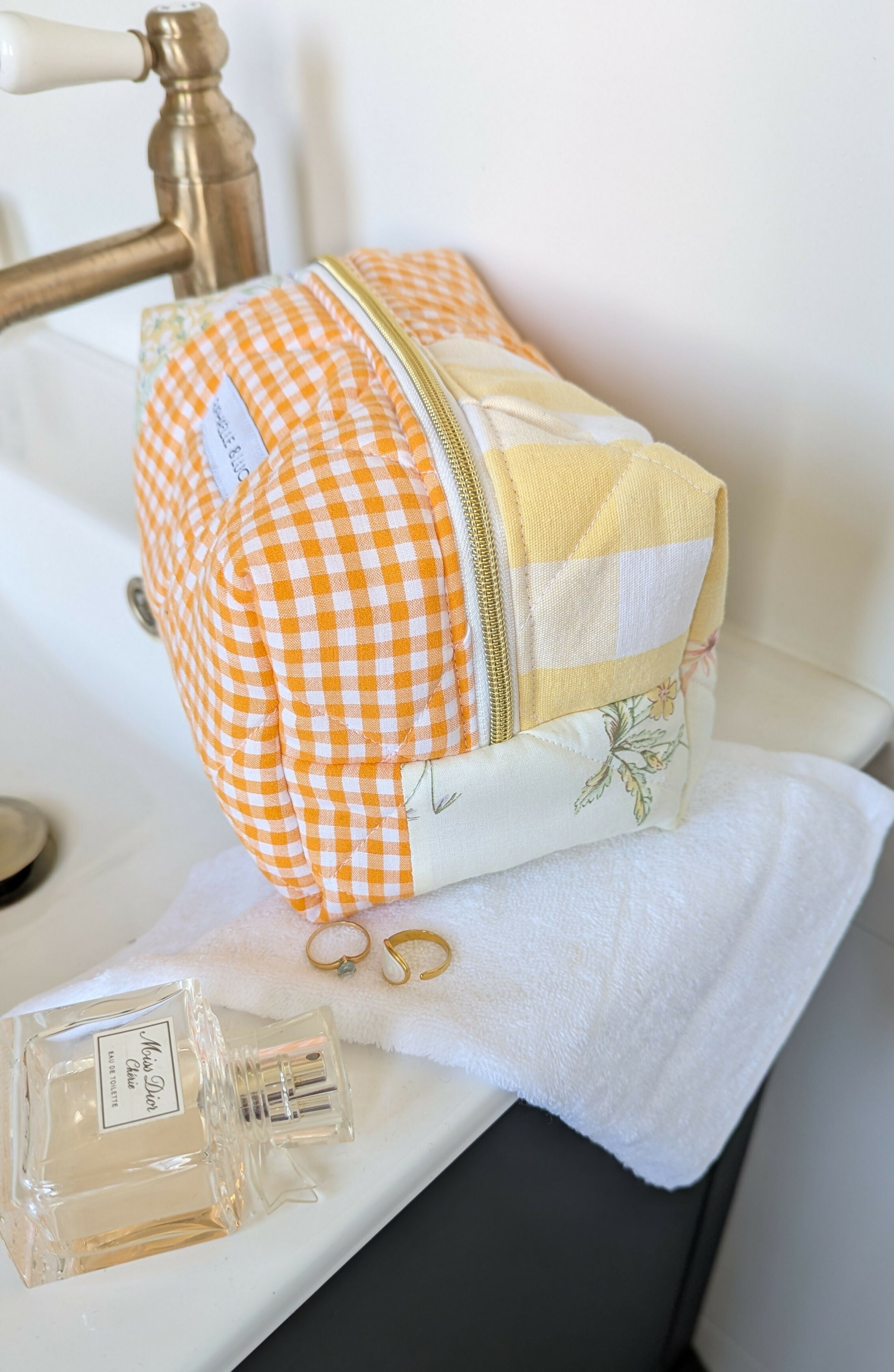 Trousse patchwork ORANGE