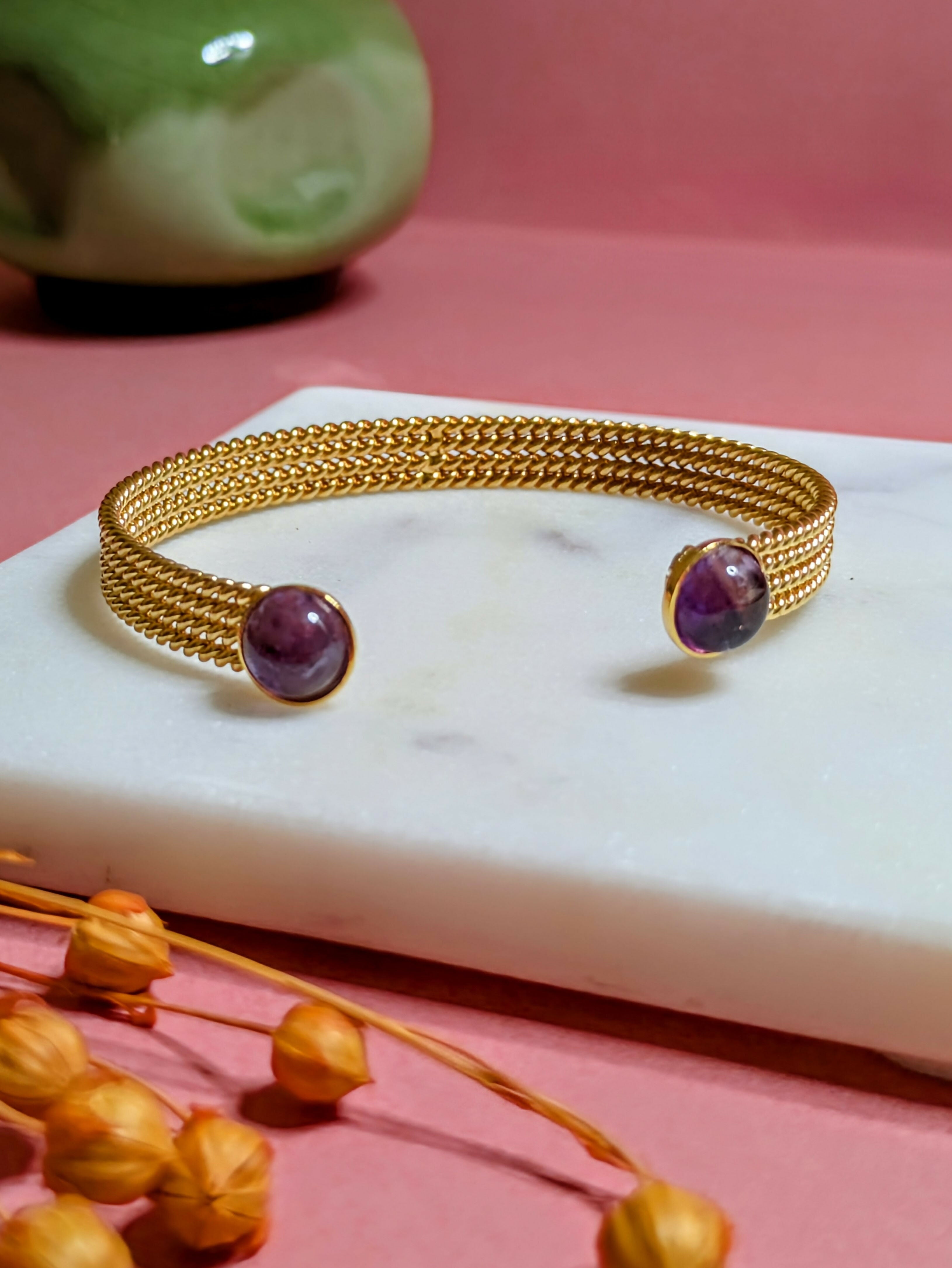 Bracelet Ana - améthyste