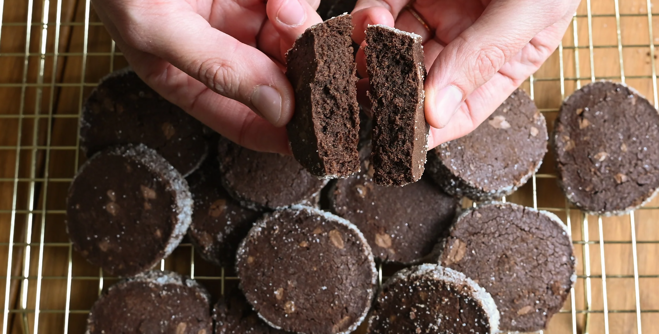 Sablés artisanaux tout chocolat - faits maison