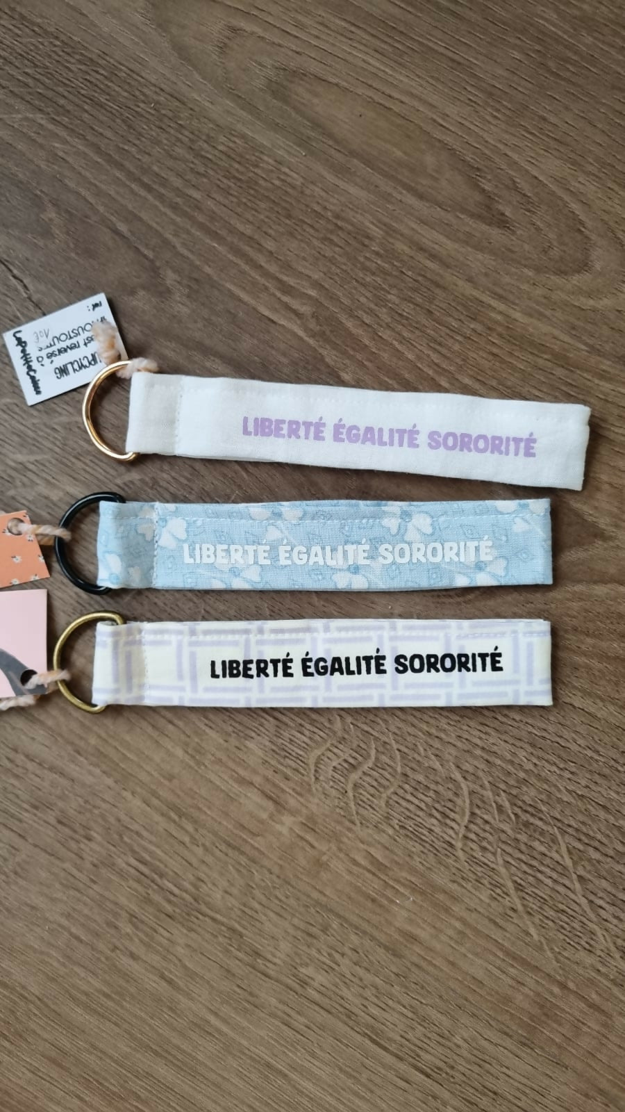 Porte-clé "Liberté Egalité Sororité"