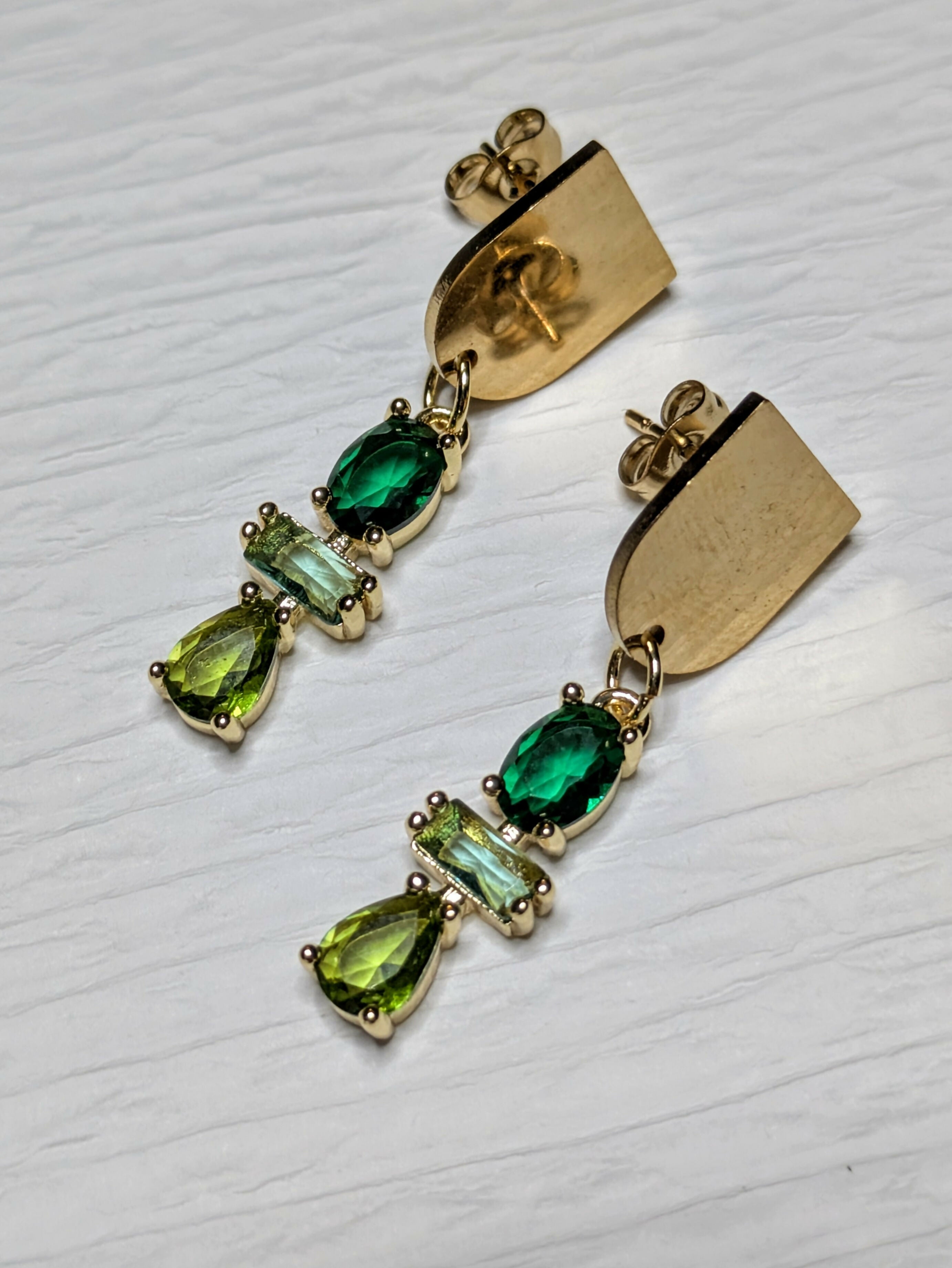 Boucles d'oreilles Marta - vert