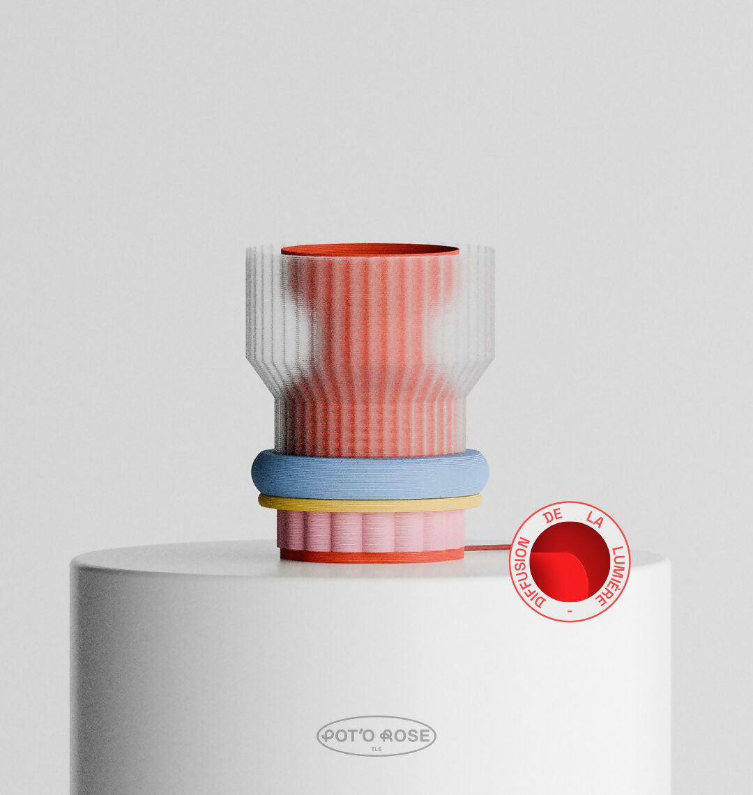 Lampe d'ambiance - Martine Rouge