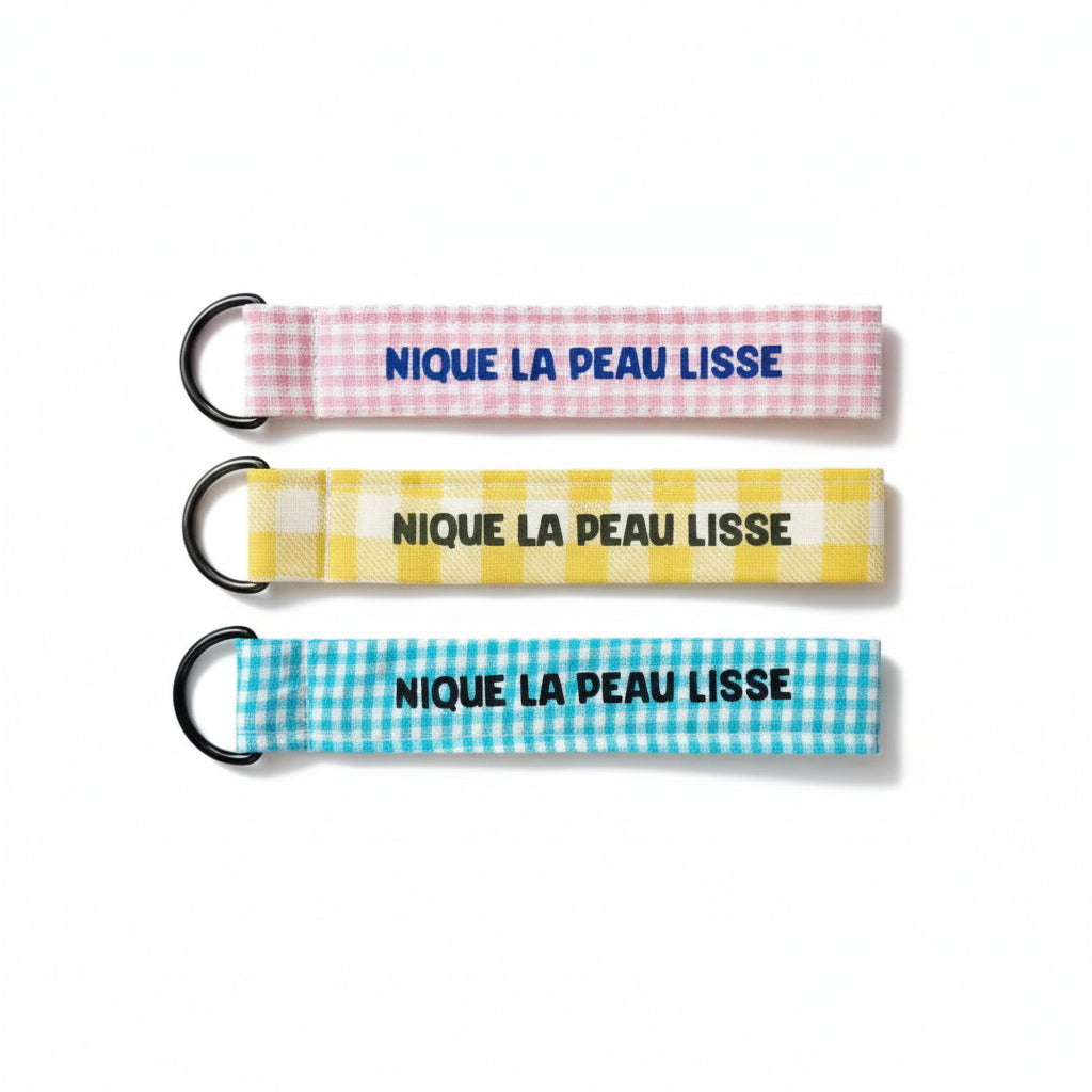 Porte-clé "Nique la peau lisse"