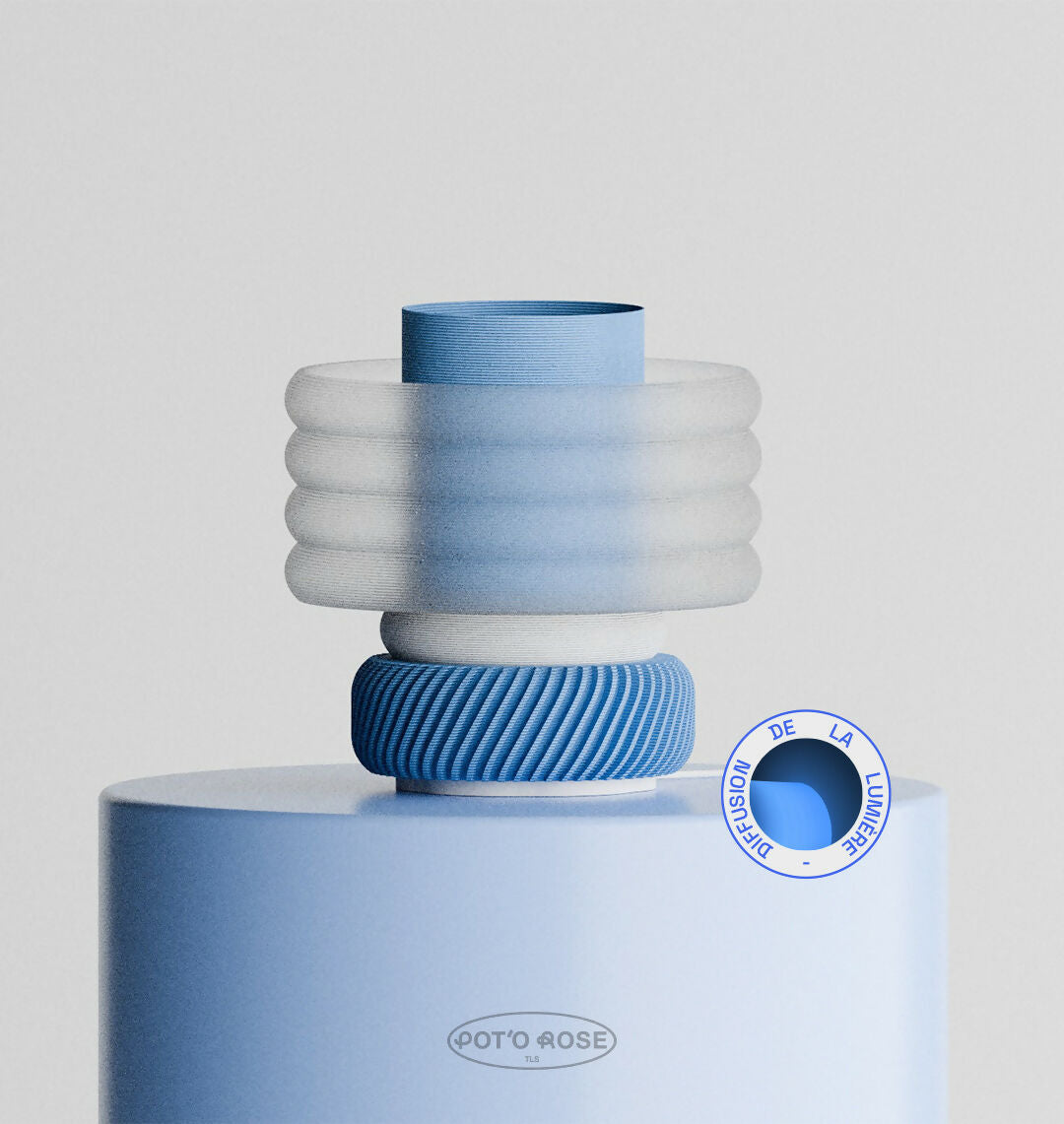 Lampe d'ambiance - René Bleu