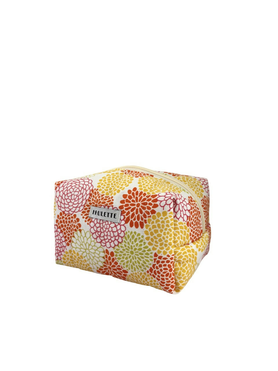 Trousse de toilette tissu fleuri - modèle unique