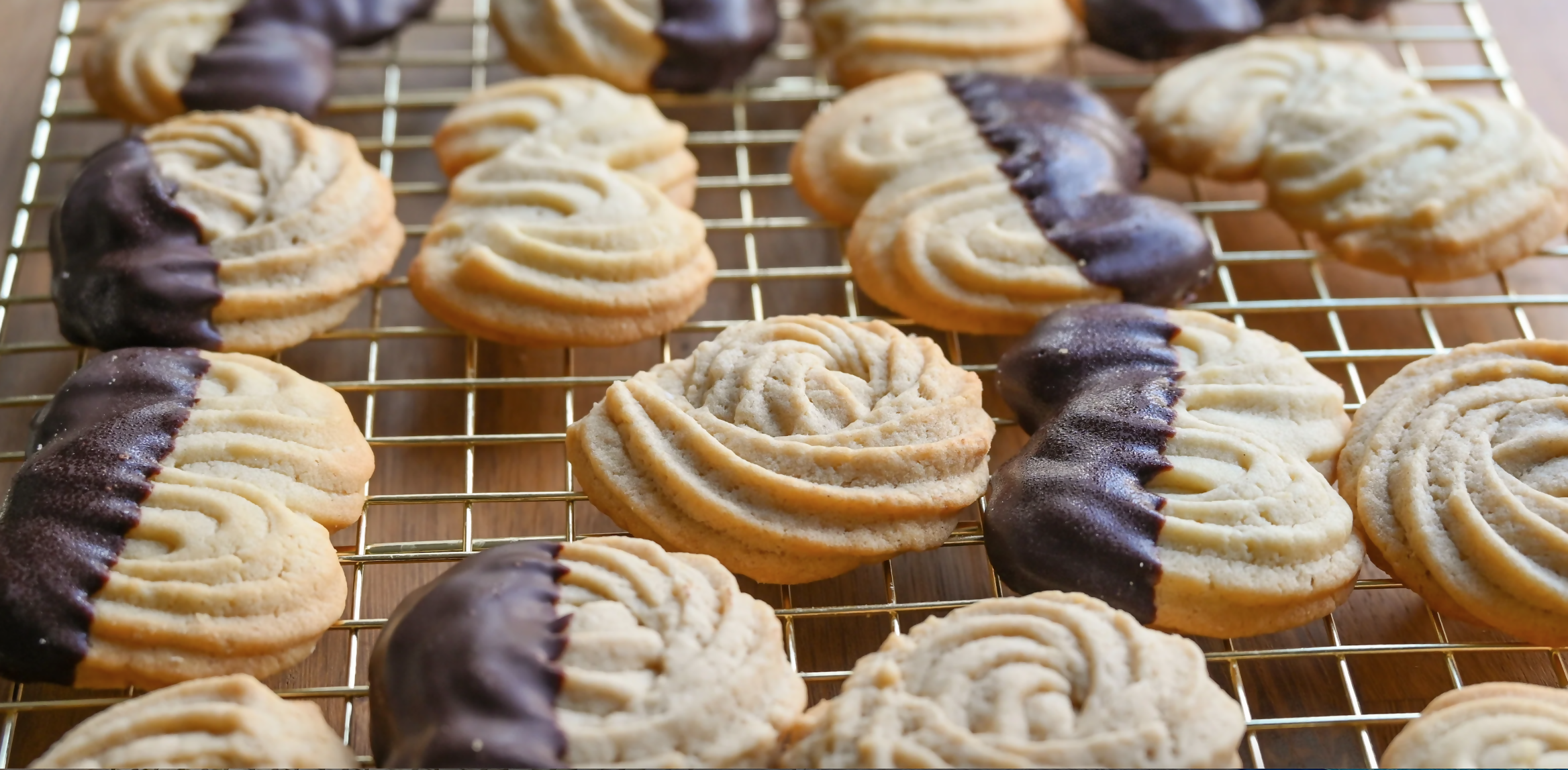 Sablés Viennois artisanaux enrobés de chocolat - faits maison