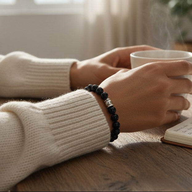 Bracelet KIRAN - Onyx noir