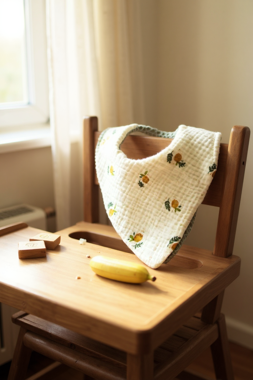 Bavoir Bandana Citron