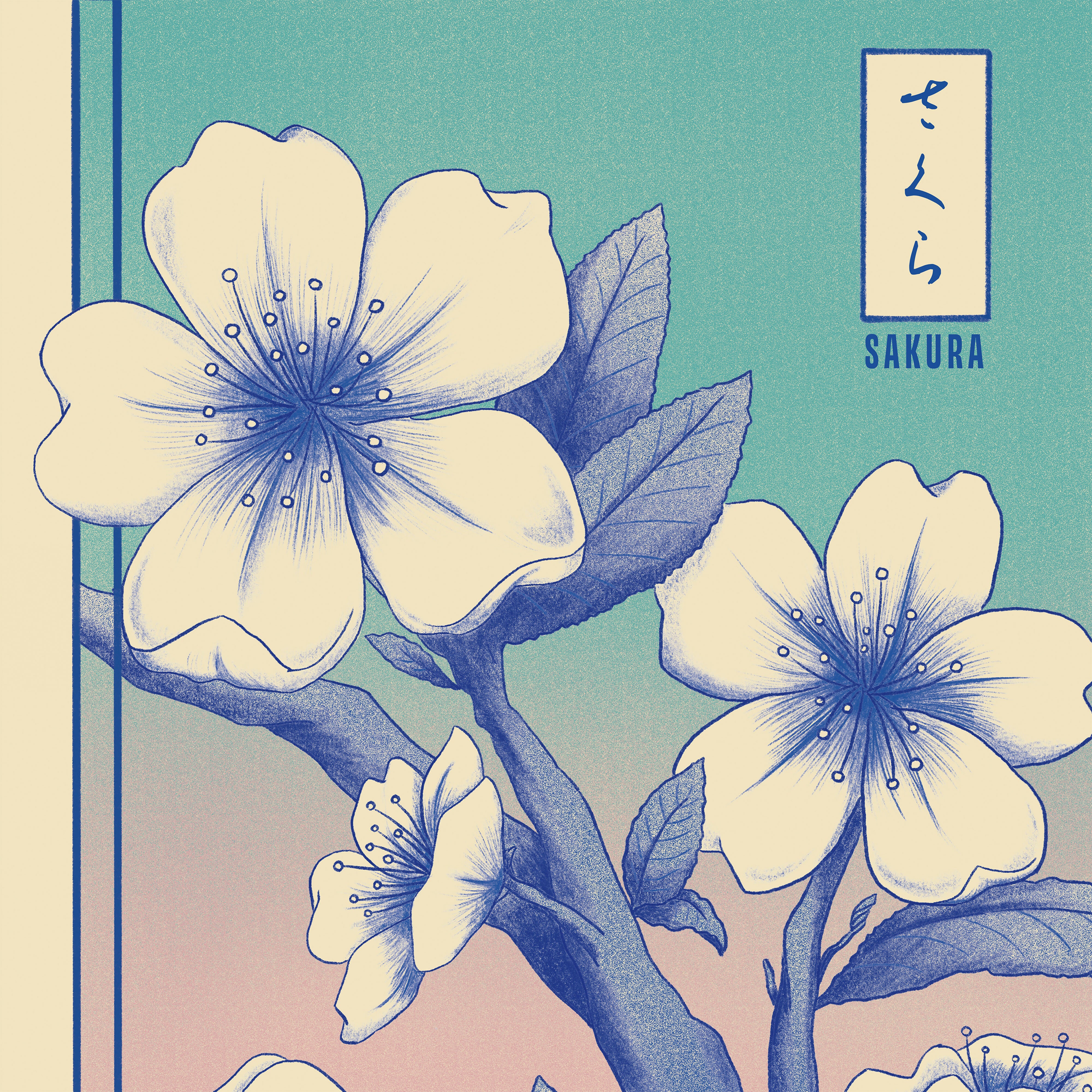 Affiche Sakura – Série Hana Kotoba