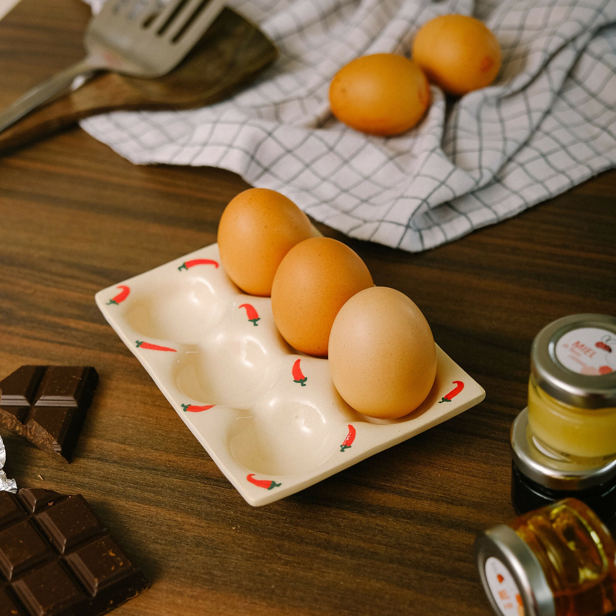 Support à oeuf | Piment