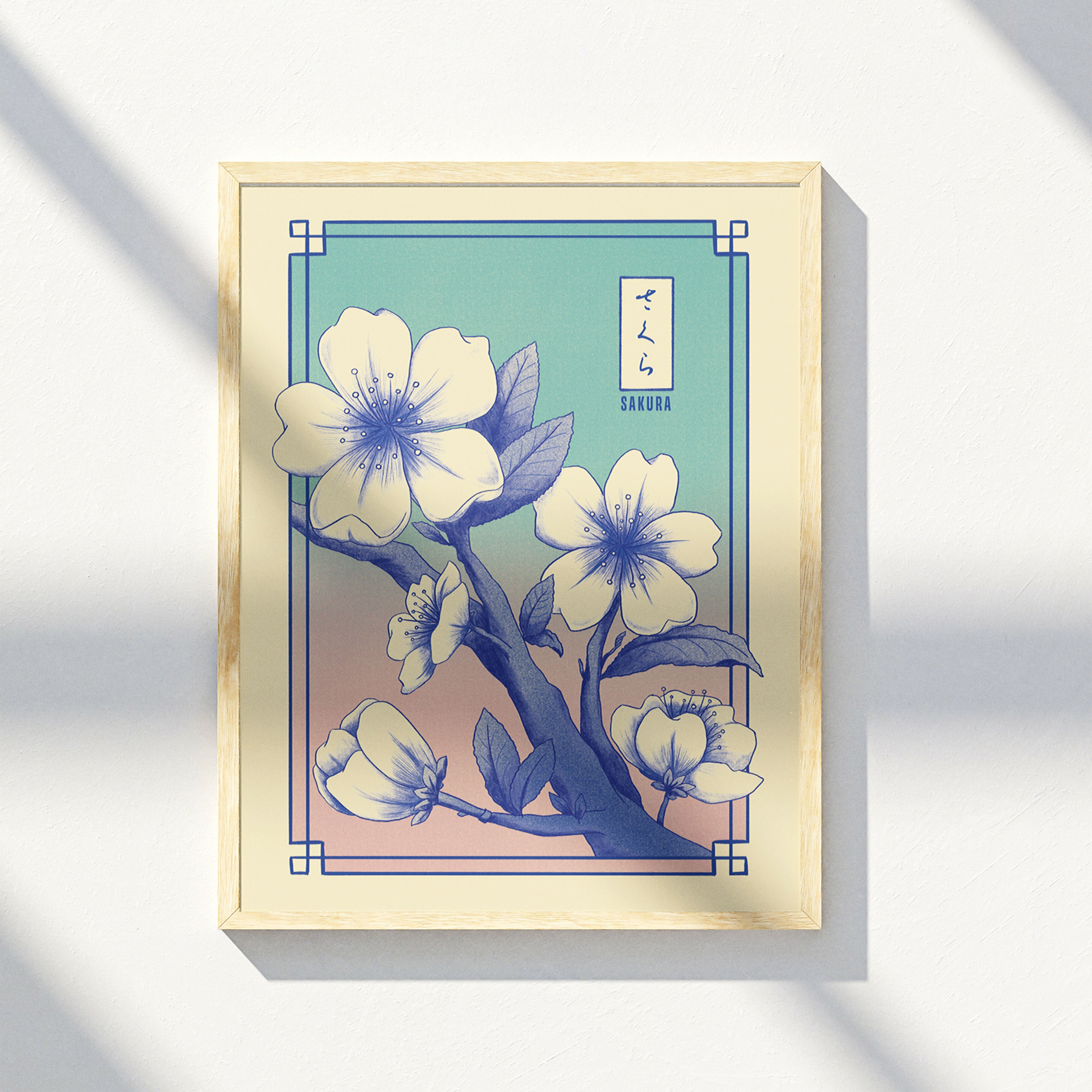 Affiche Sakura – Série Hana Kotoba