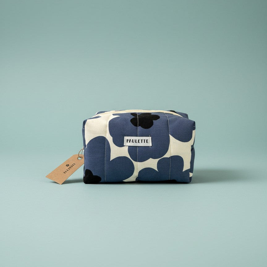 Trousse de toilette à motifs fleuris - pièce unique