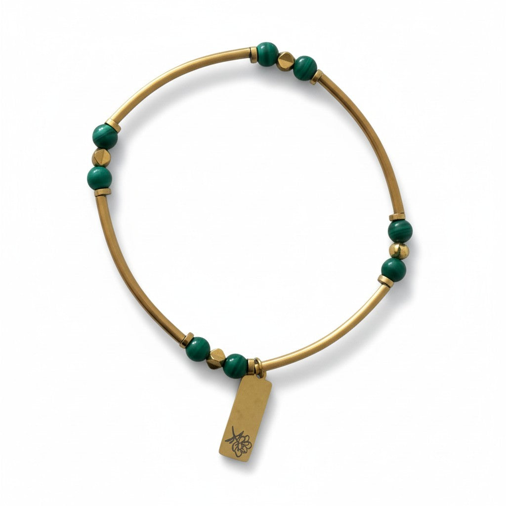 Bracelet NITHYA - Malachite