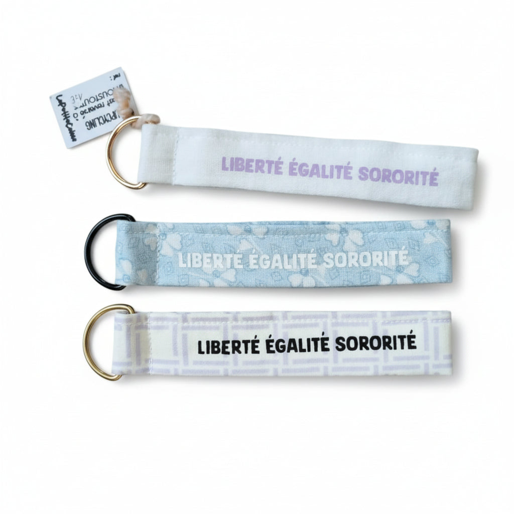 Porte-clé "Liberté Egalité Sororité"
