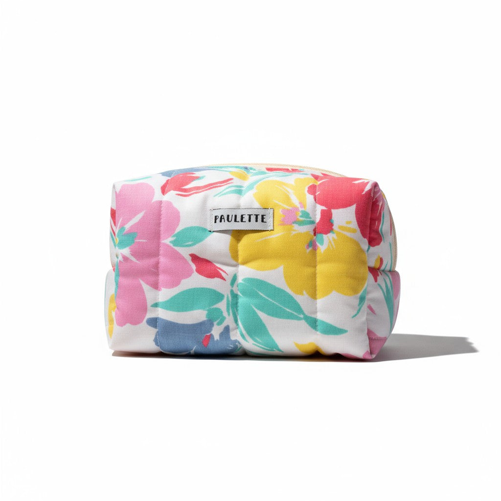 Trousse de toilette fleurie – fleurs vintage