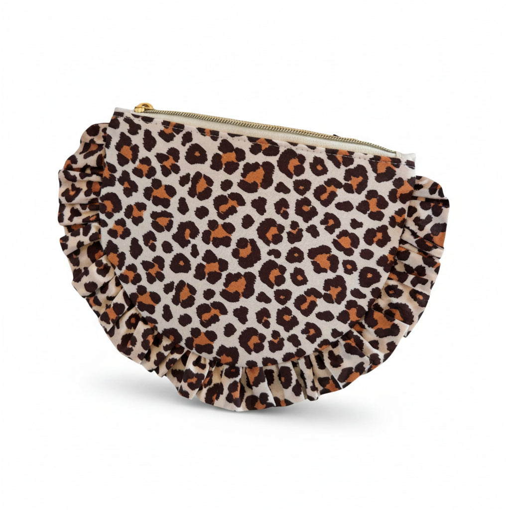 Pochette froufrou LEOPARD