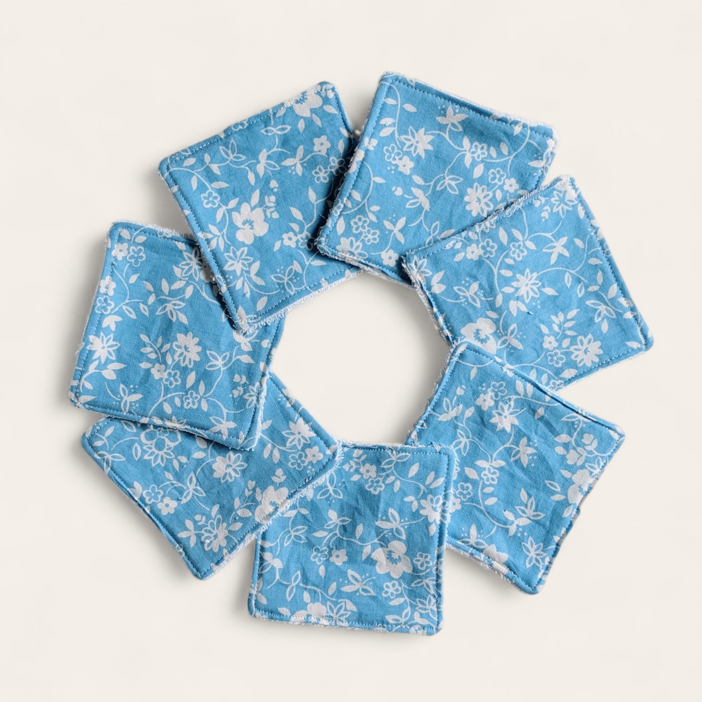 Lot de 7 lingettes lavables AZUL