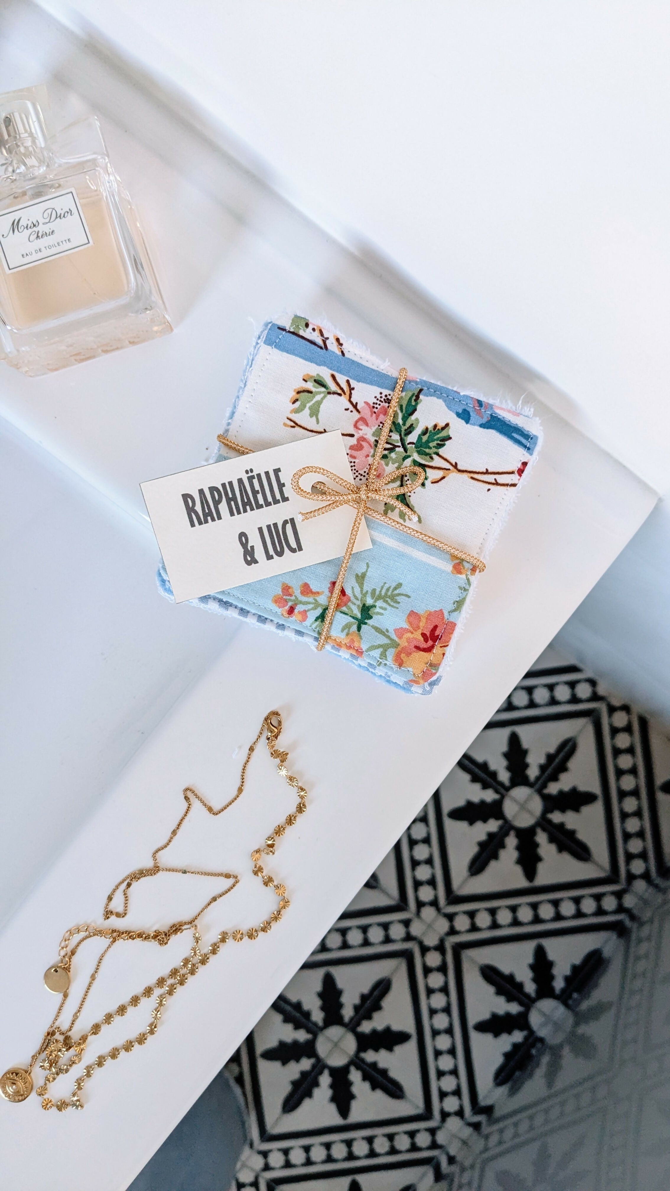 Lot de 7 lingettes lavables BLEUETTE