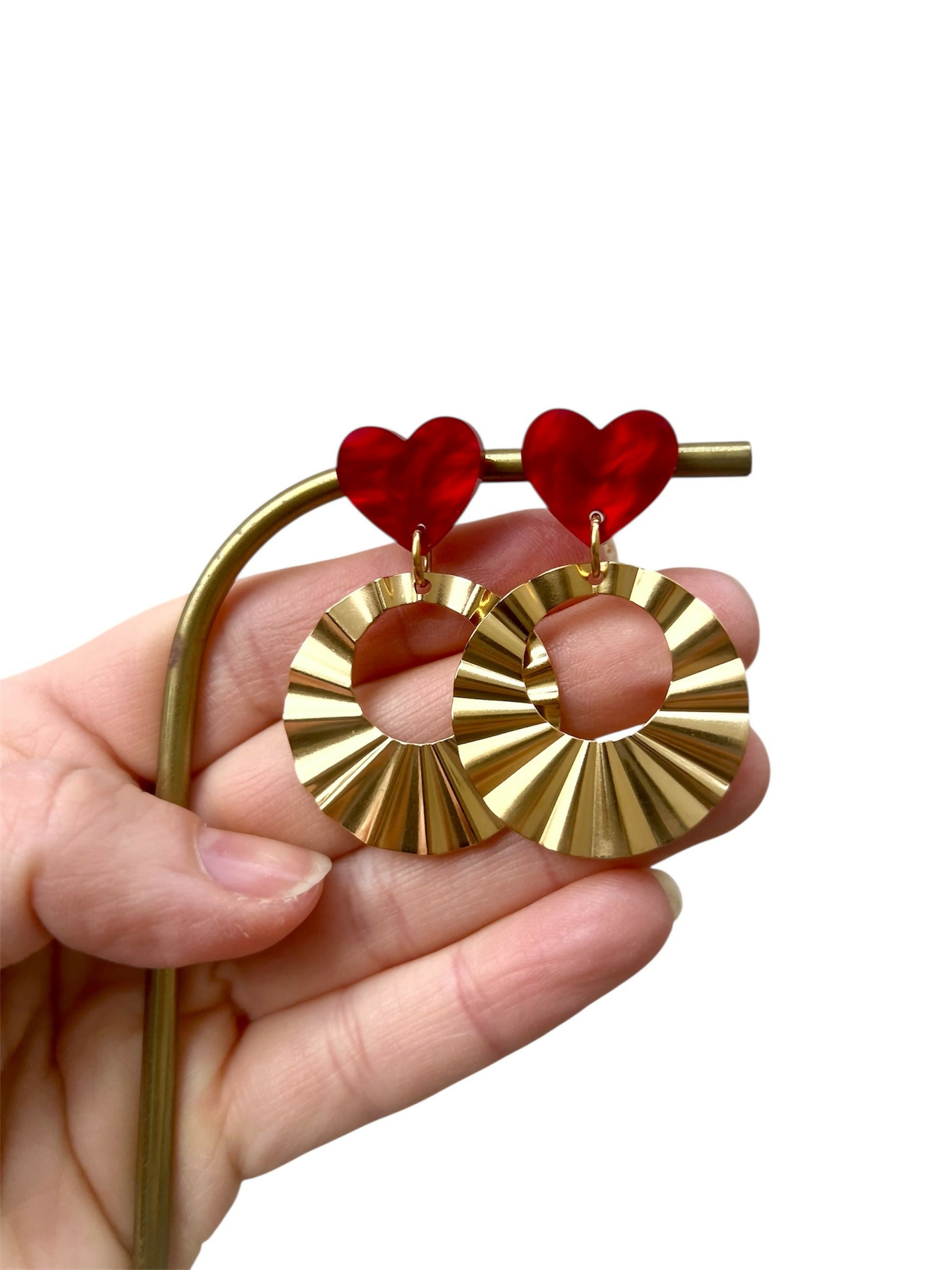 Boucles d'oreilles coeur