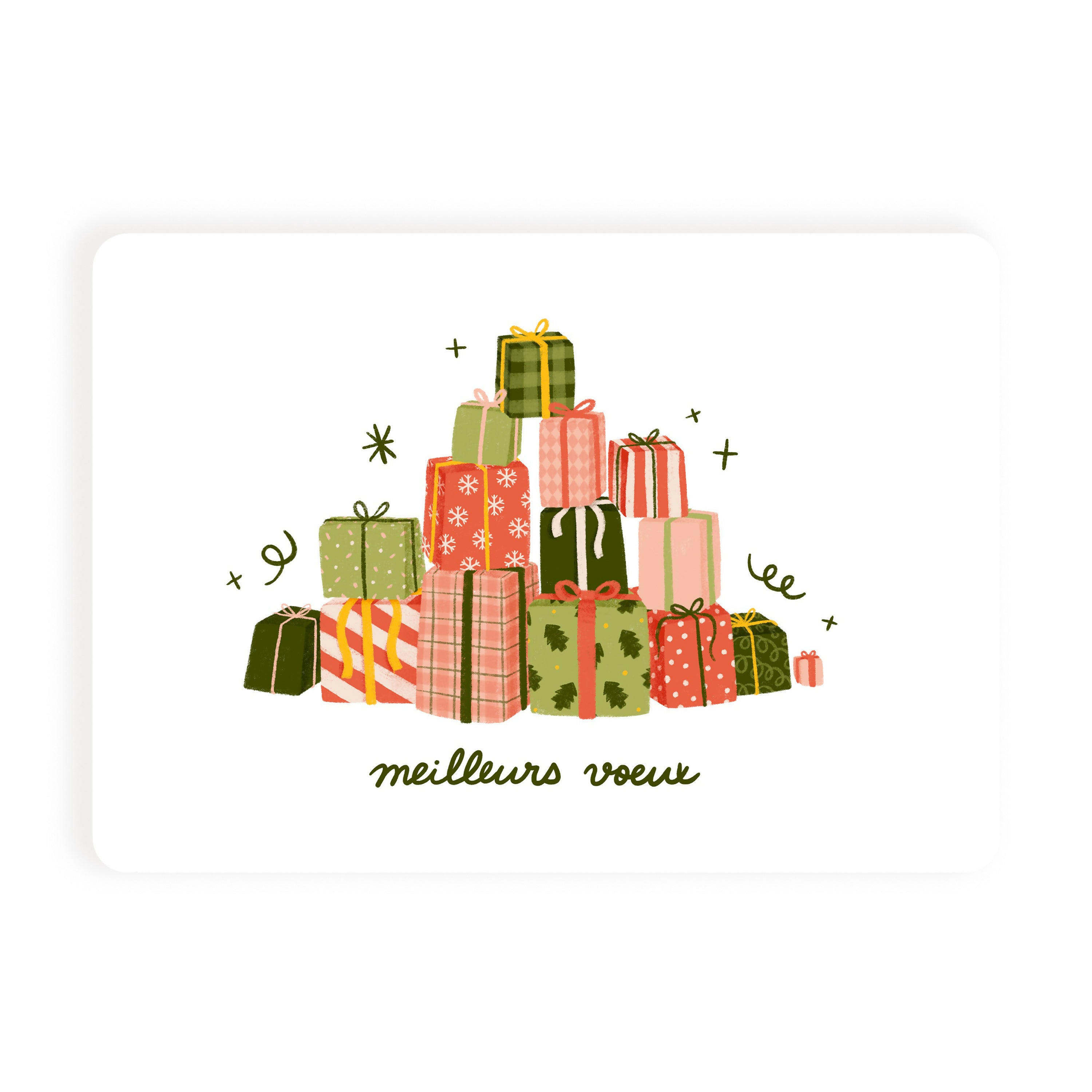 Carte Pile de cadeaux