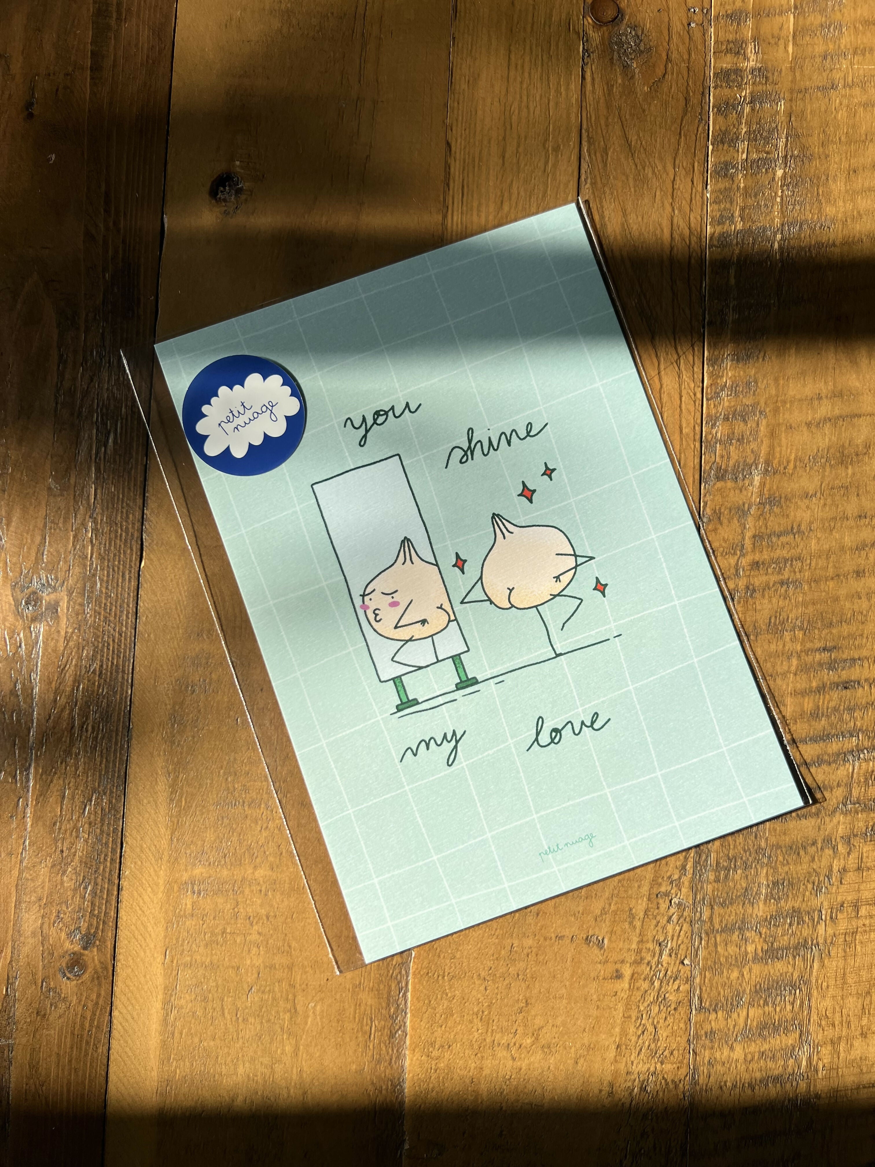 You shine my love - Format A5