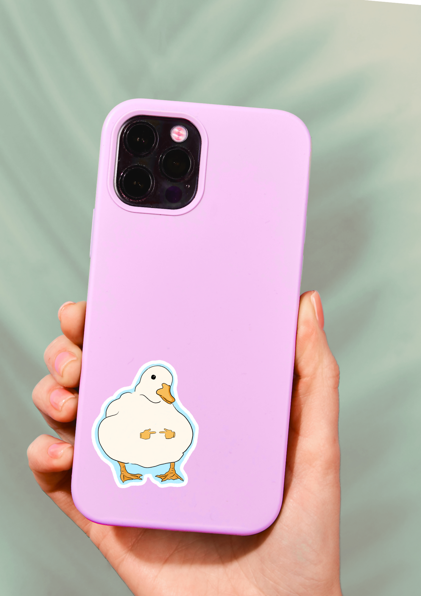 Sticker Canard timide