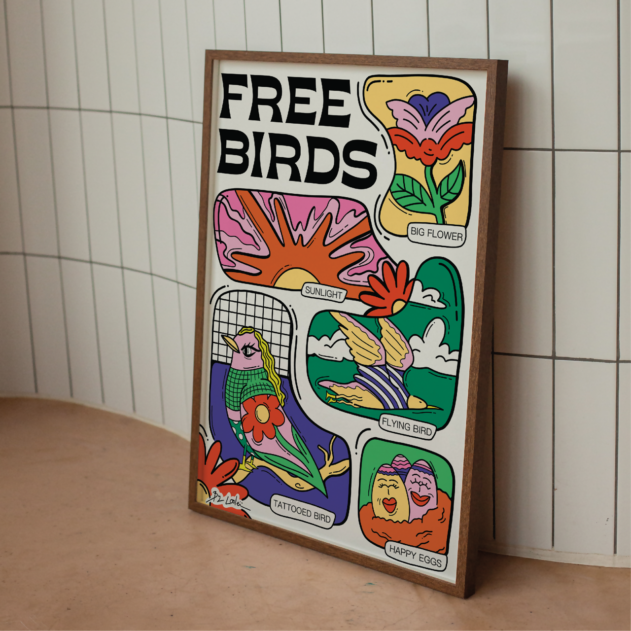 Illustration Free Birds