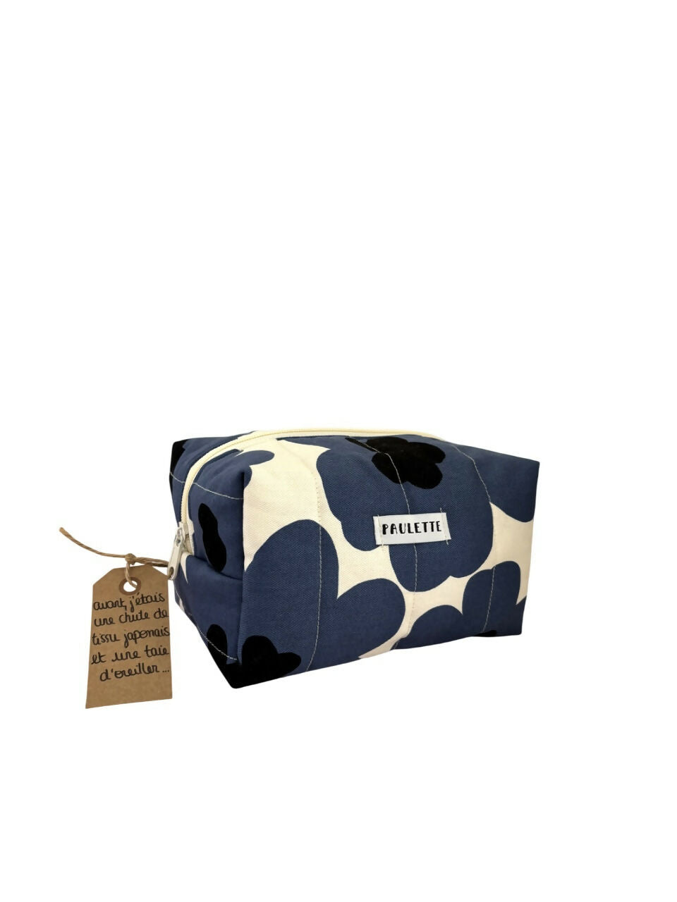 Trousse de toilette à motifs fleuris - pièce unique